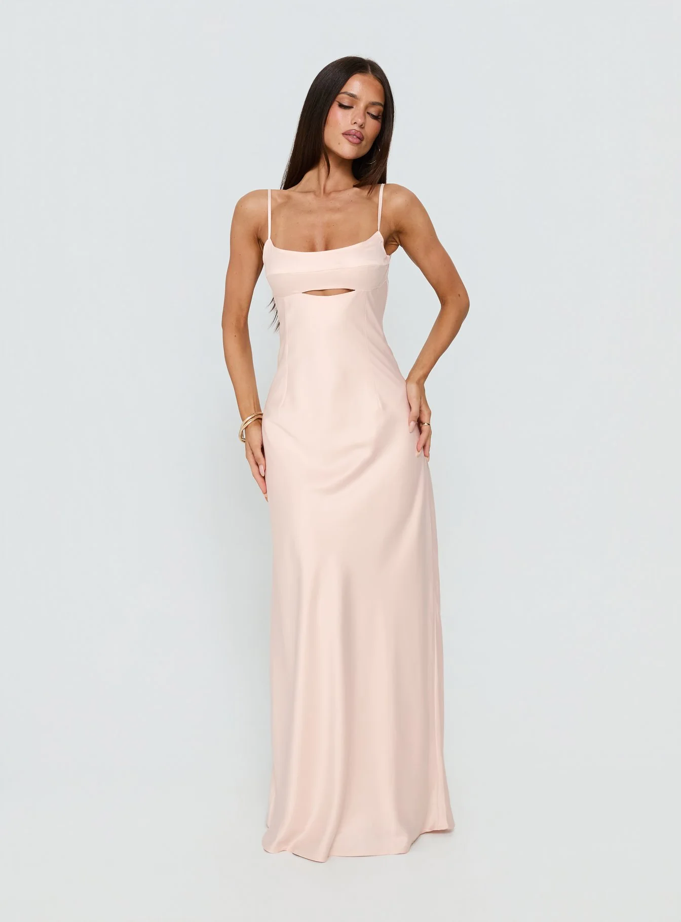Powell Maxi Dress Light Pink - Image 3