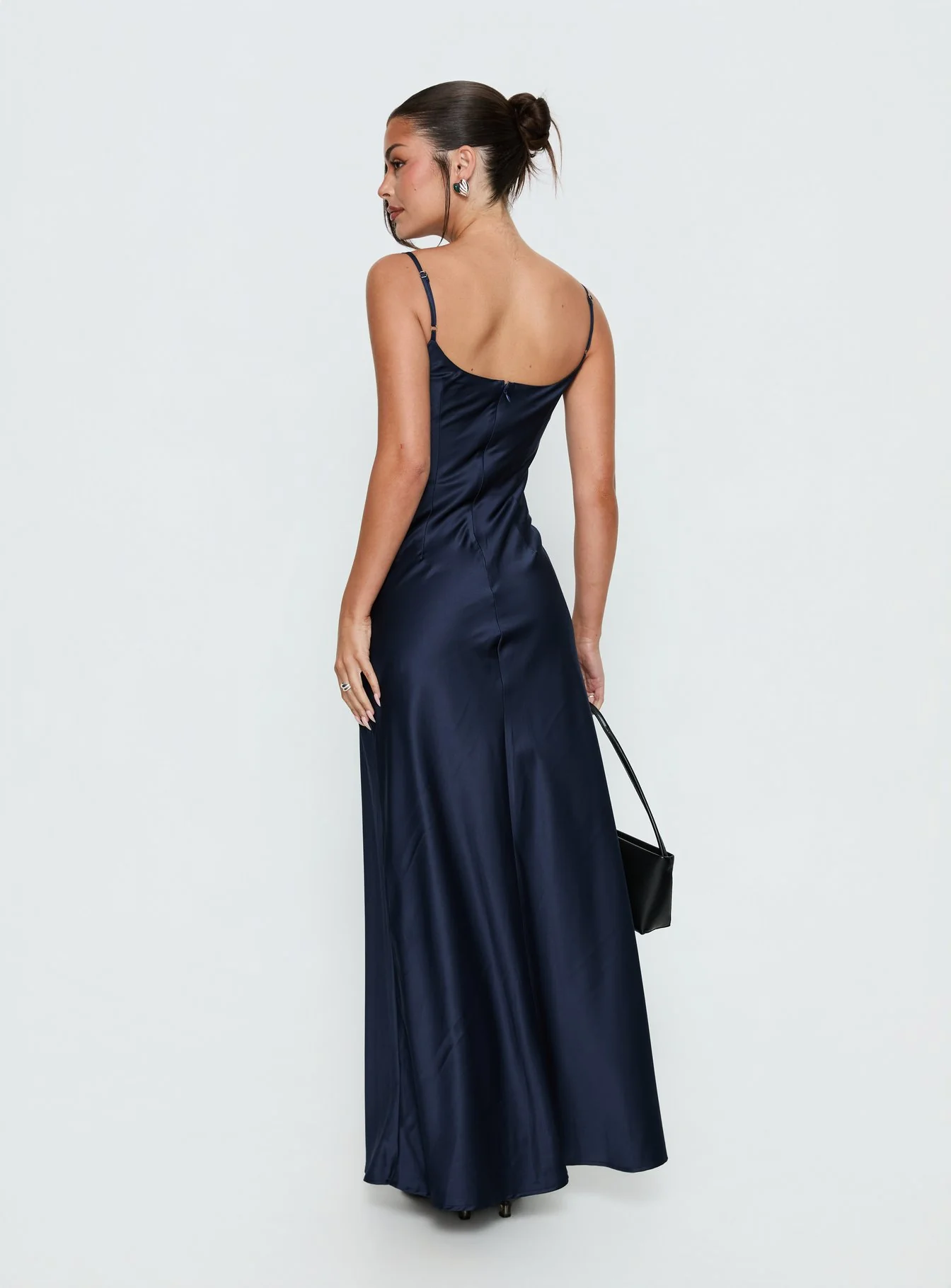 Powell Maxi Dress Navy - Image 4