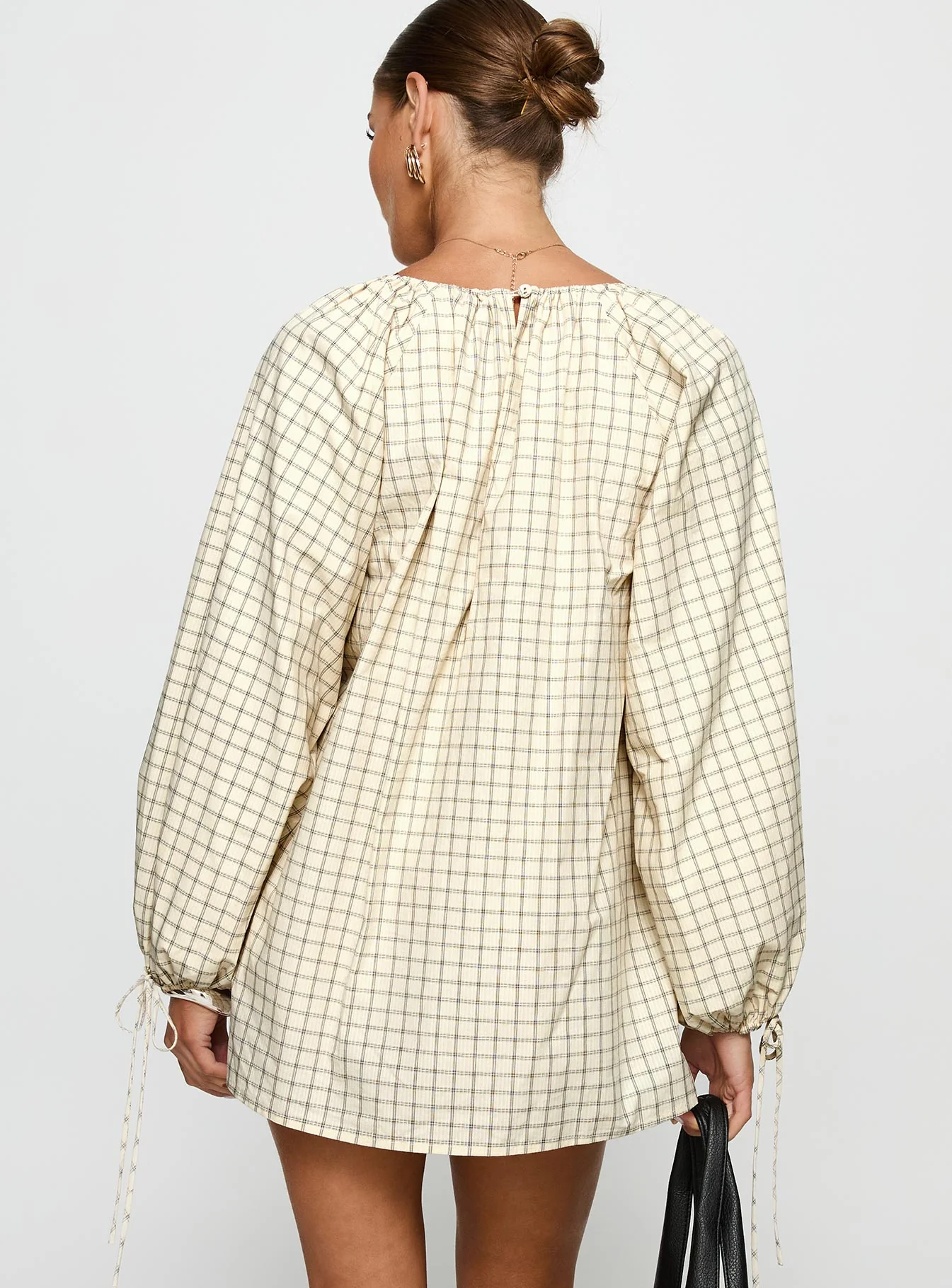Preacher Playsuit White Check - Image 5