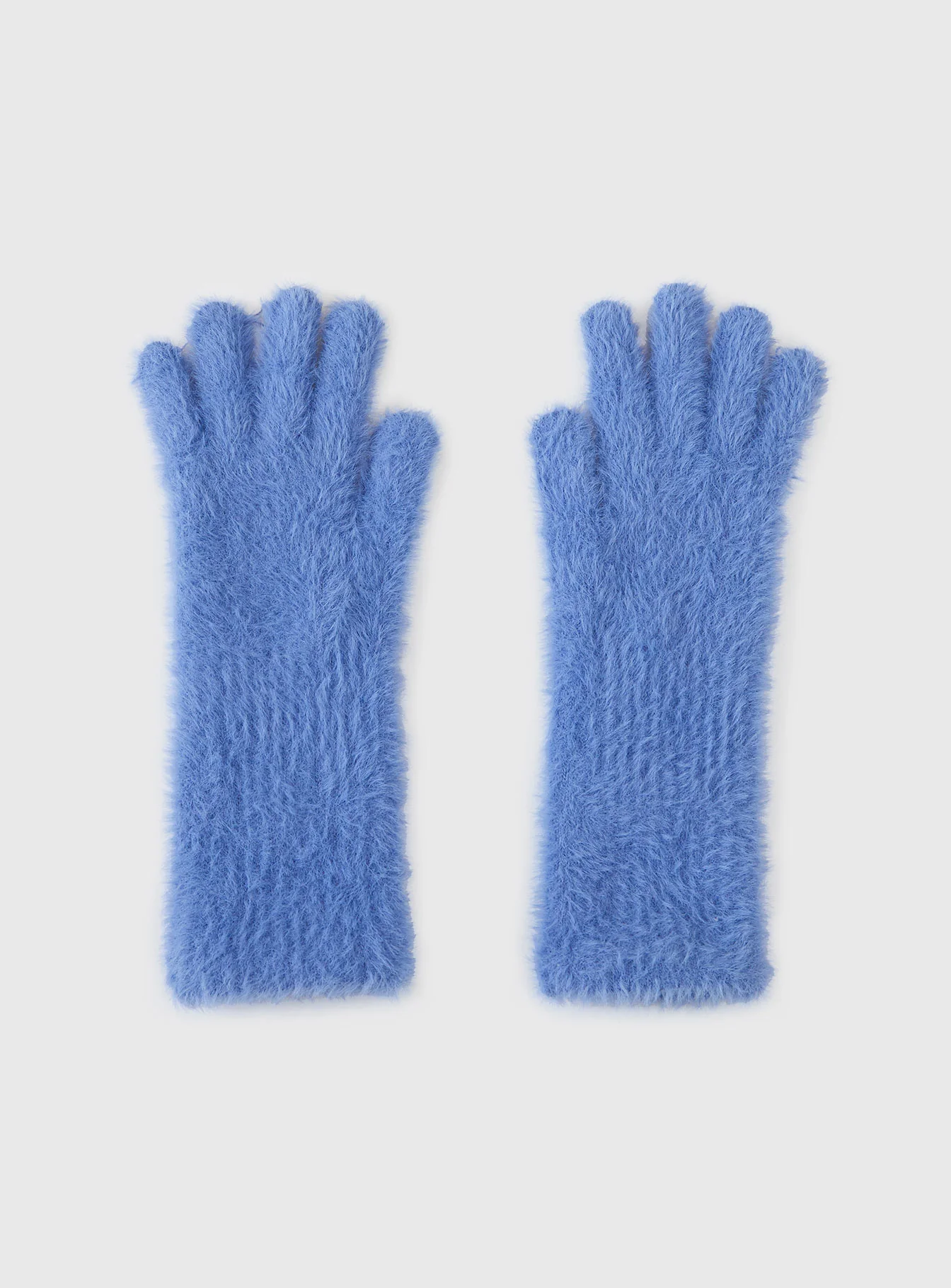 Prichard Fluffy Gloves Blue - Image 2