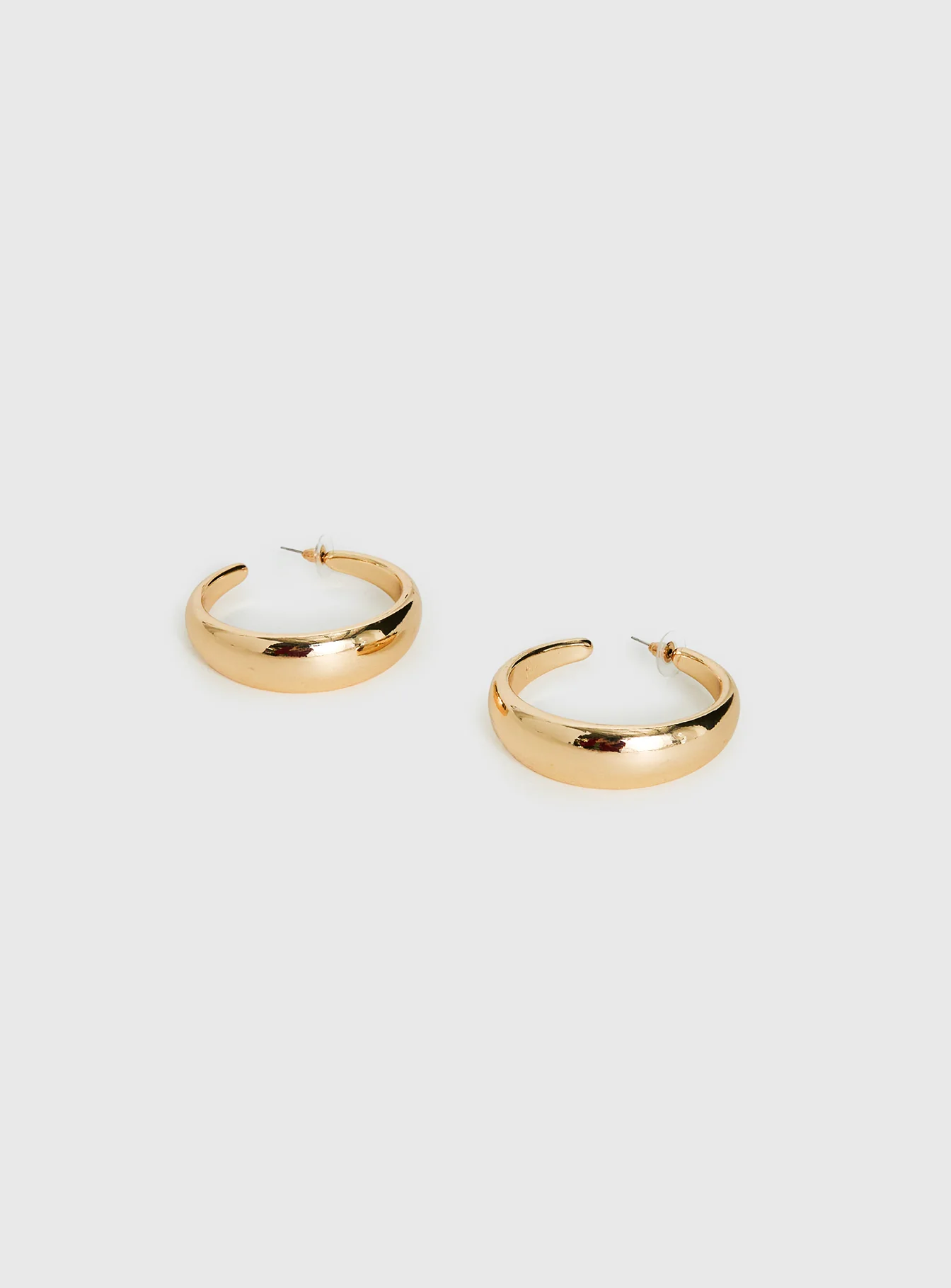 Raskin Hoop Earrings Gold - Image 4