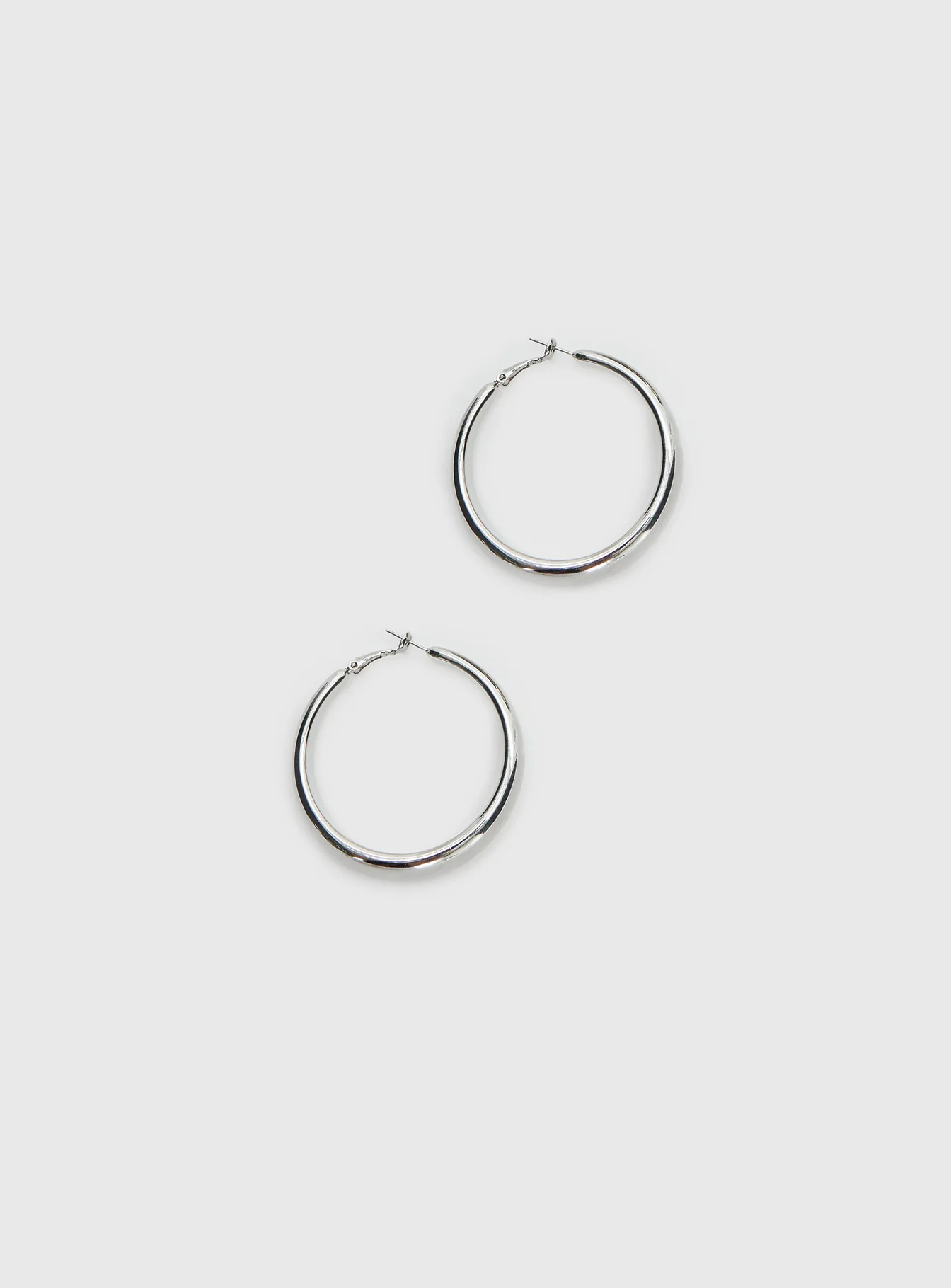 Raskin Hoop Earrings Silver - Image 3