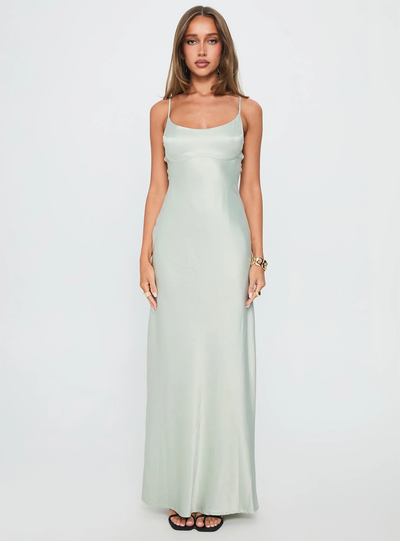 Ravia Maxi Dress Sage - Image 6