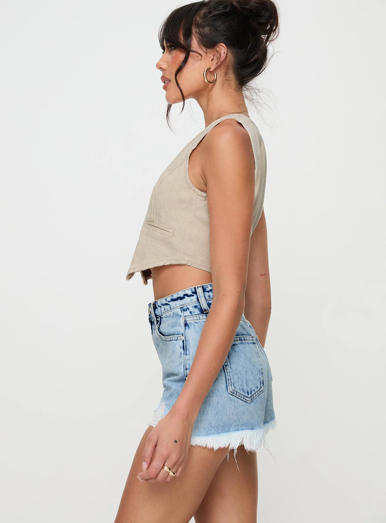 Anne Denim Shorts - Image 4