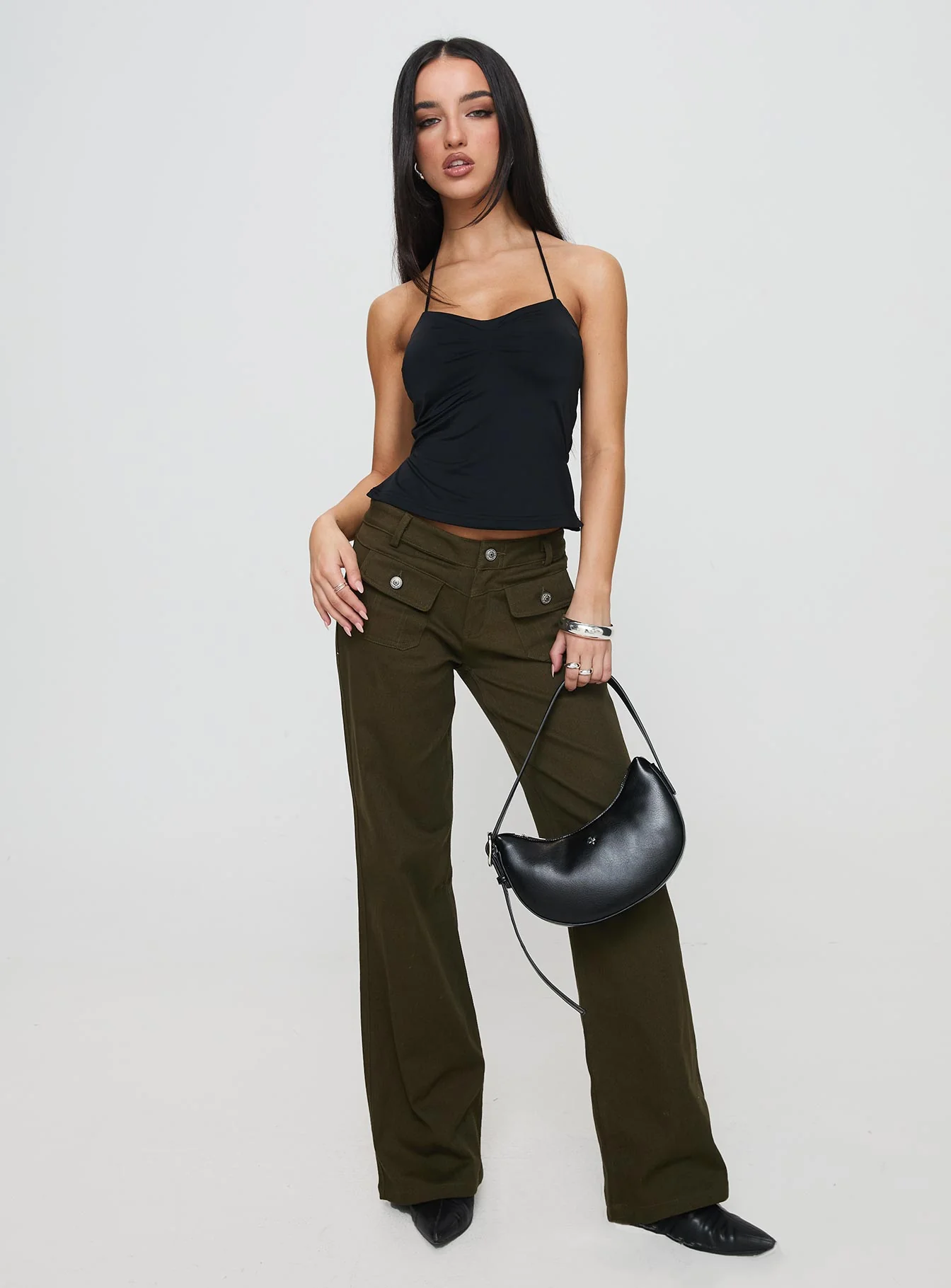 Rehna Halter Top Black - Image 3