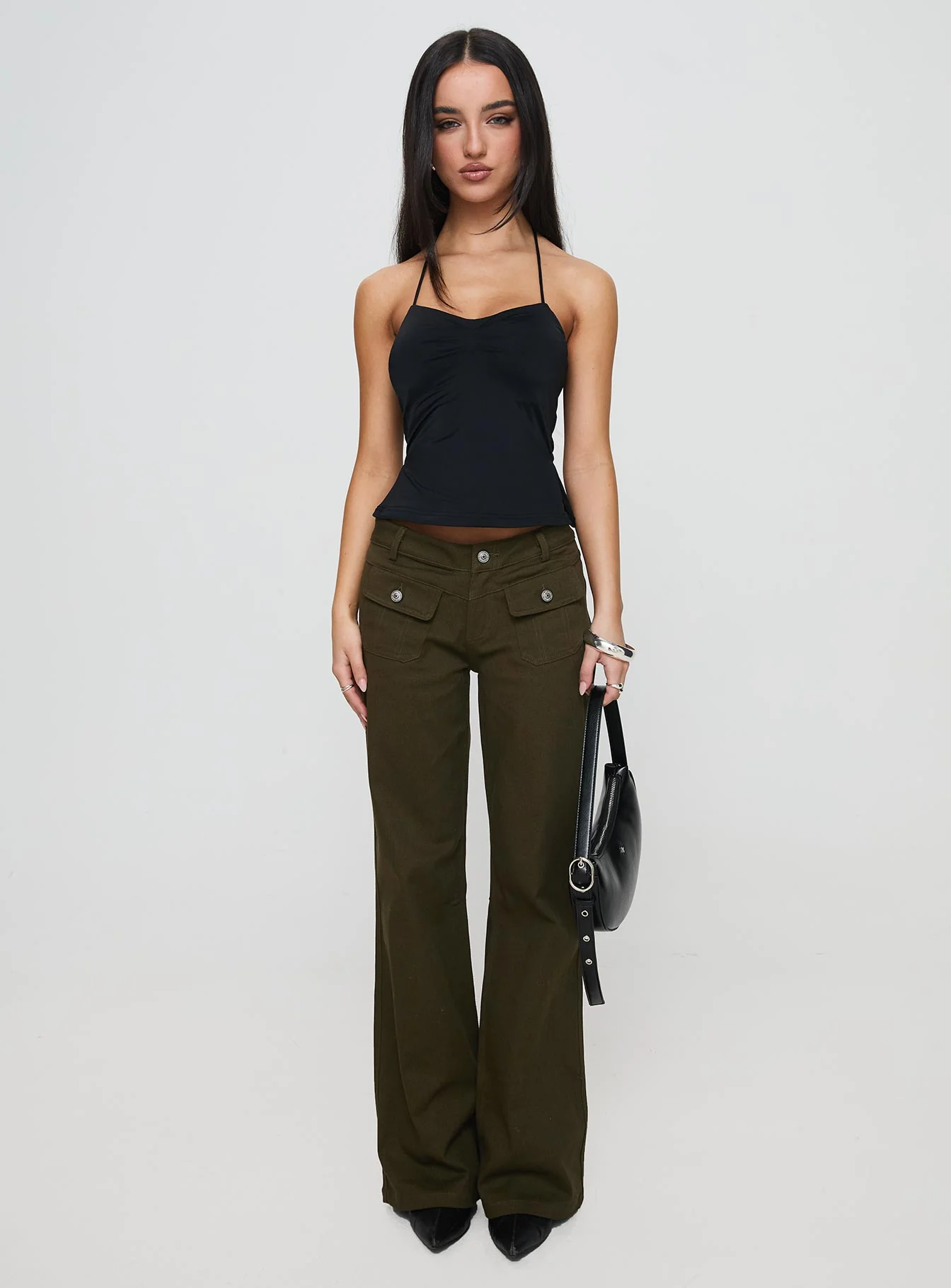 Rehna Halter Top Black - Image 7