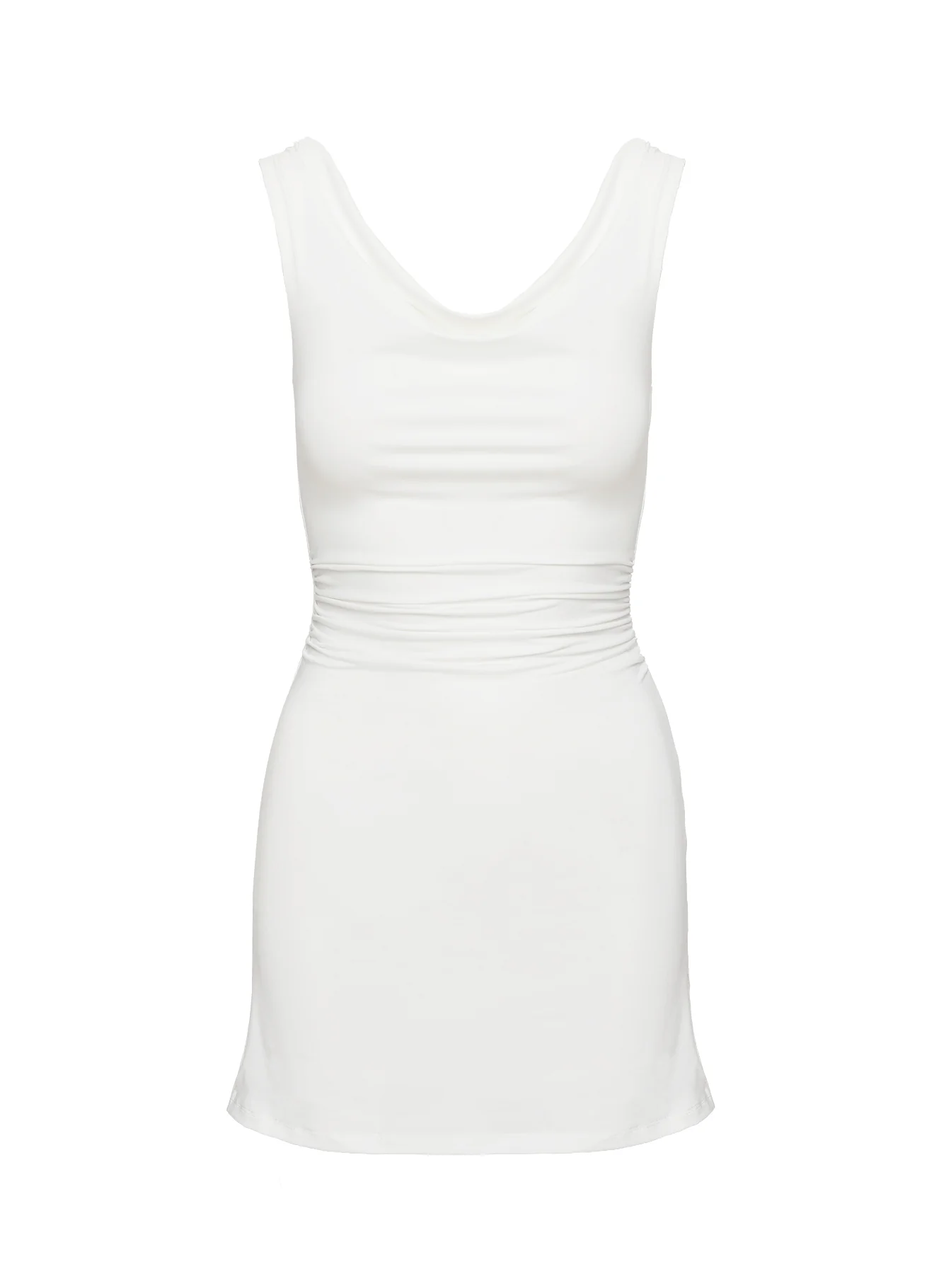 Renault Mini Dress White - Image 11