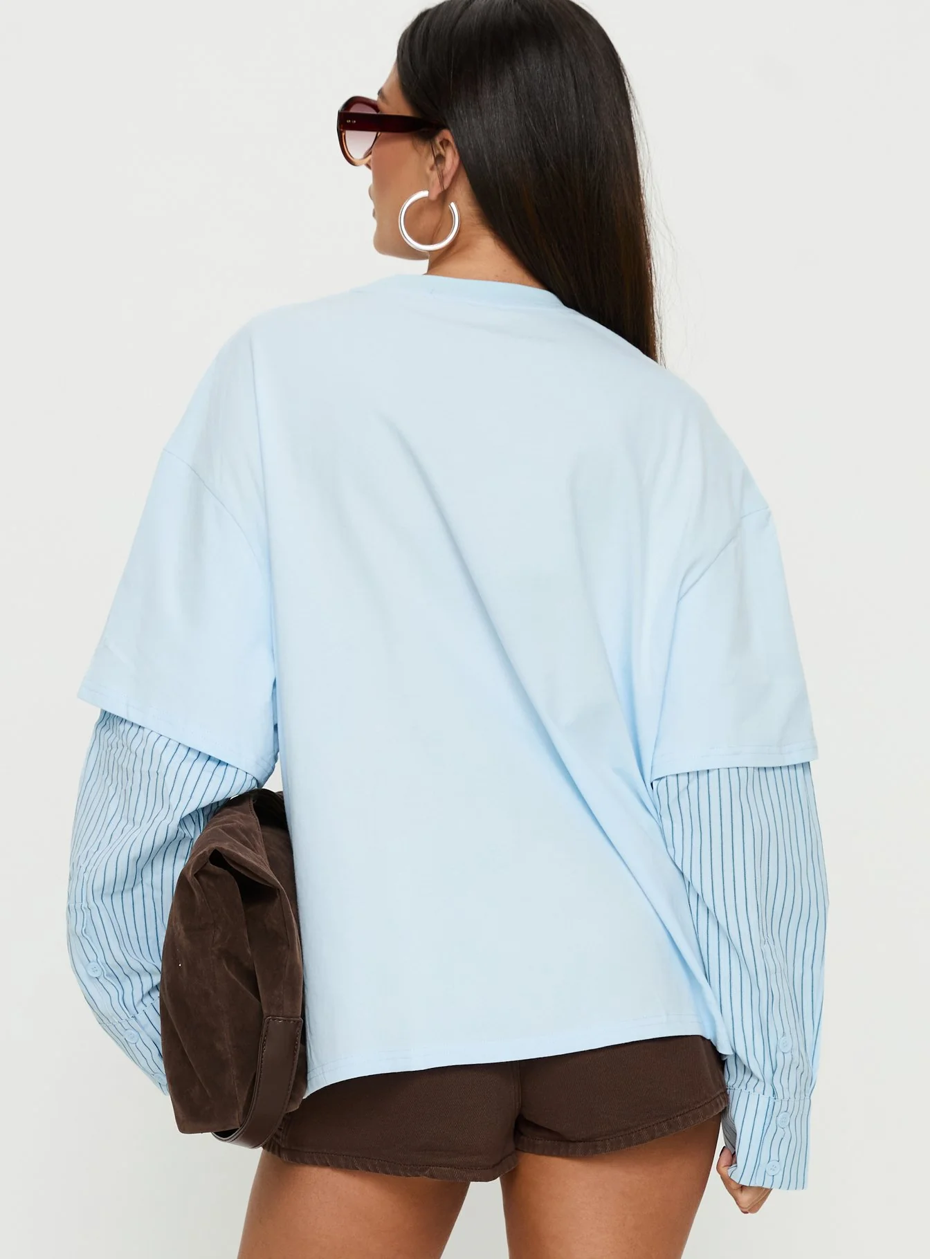 Renelle Layered Long Sleeve Top Multi - Image 5