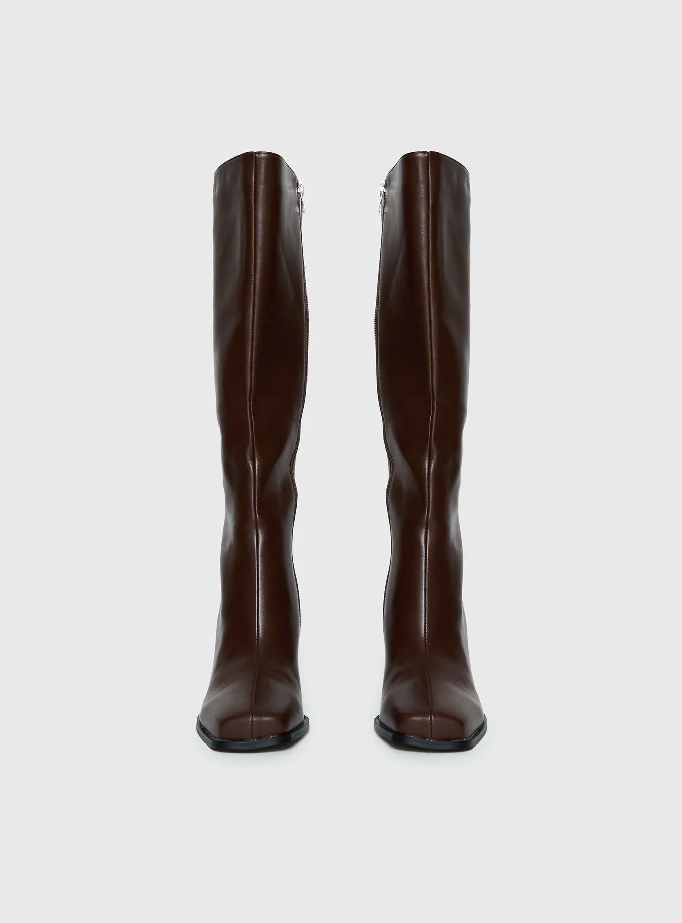Renzo Knee High Boots Brown - Image 3