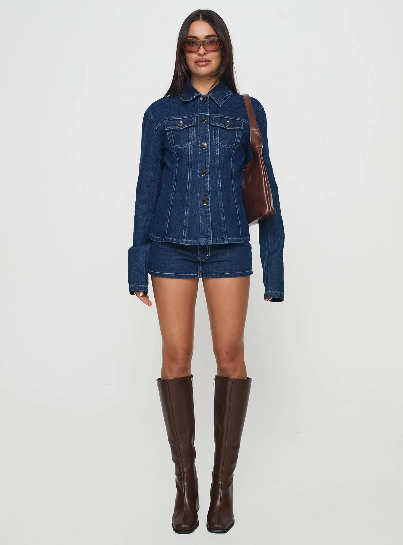 Rider Jacket Blue Denim - Image 7