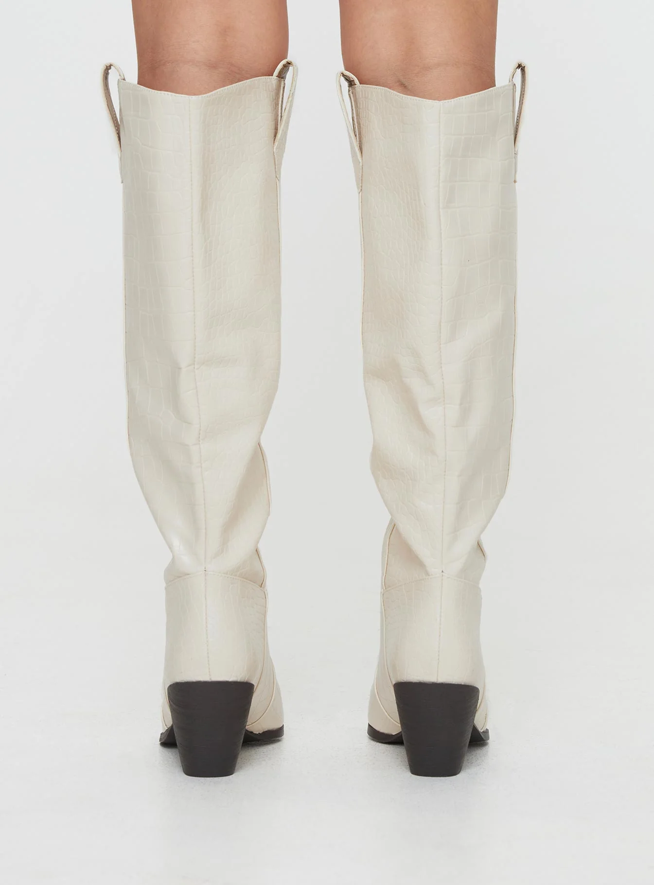 Riley Boots Ecru - Image 4