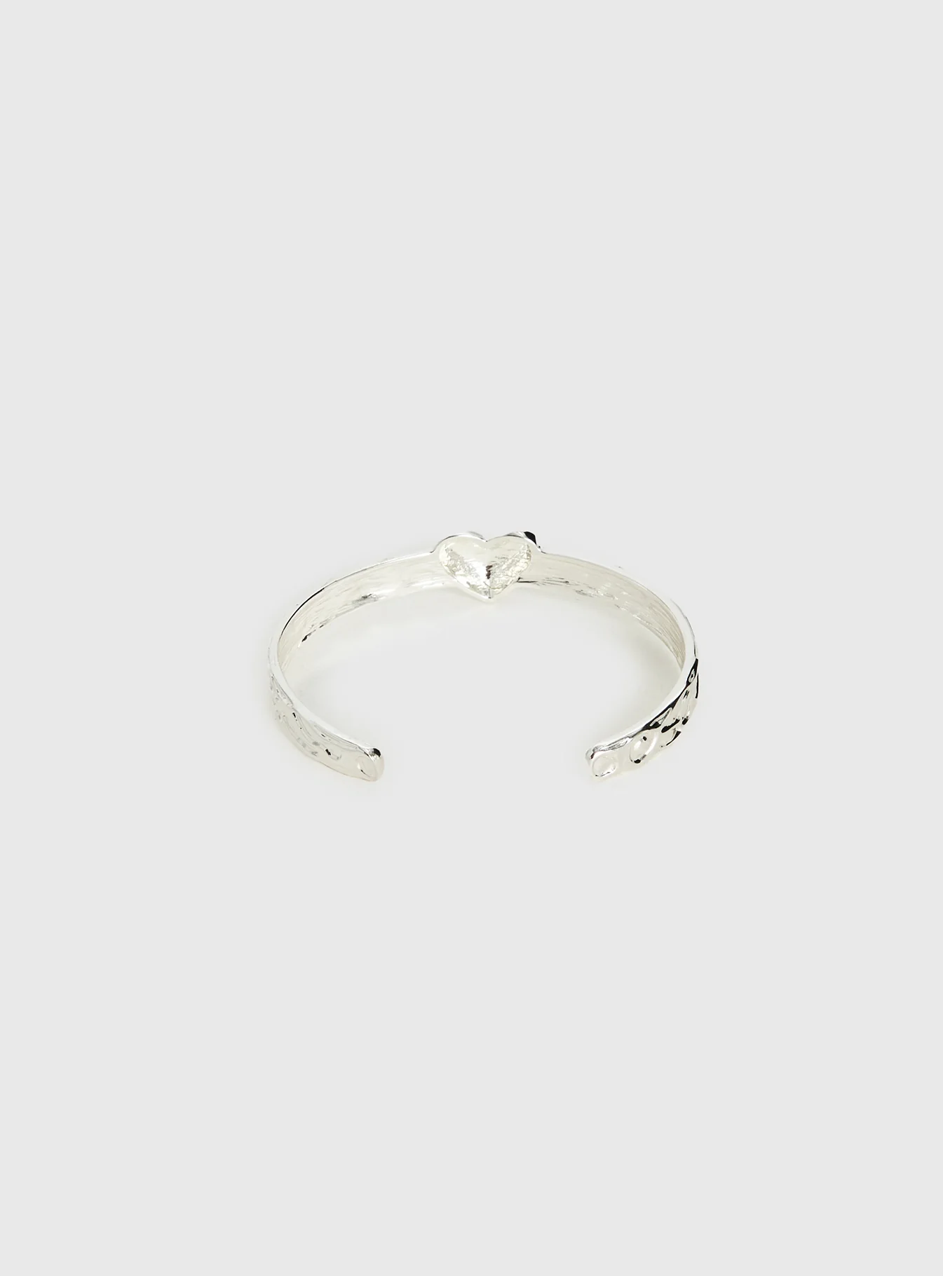 Romma Heart Cuff Silver - Image 3