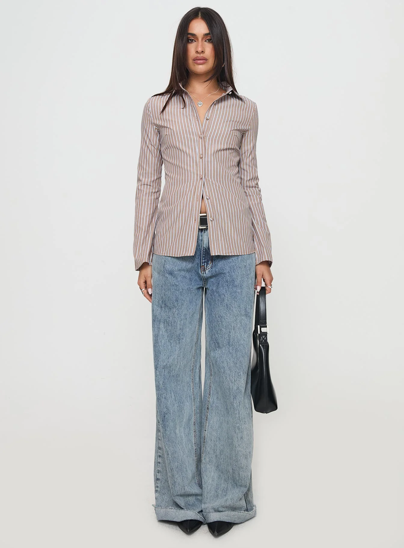 Run The World Top Brown Stripe - Image 6