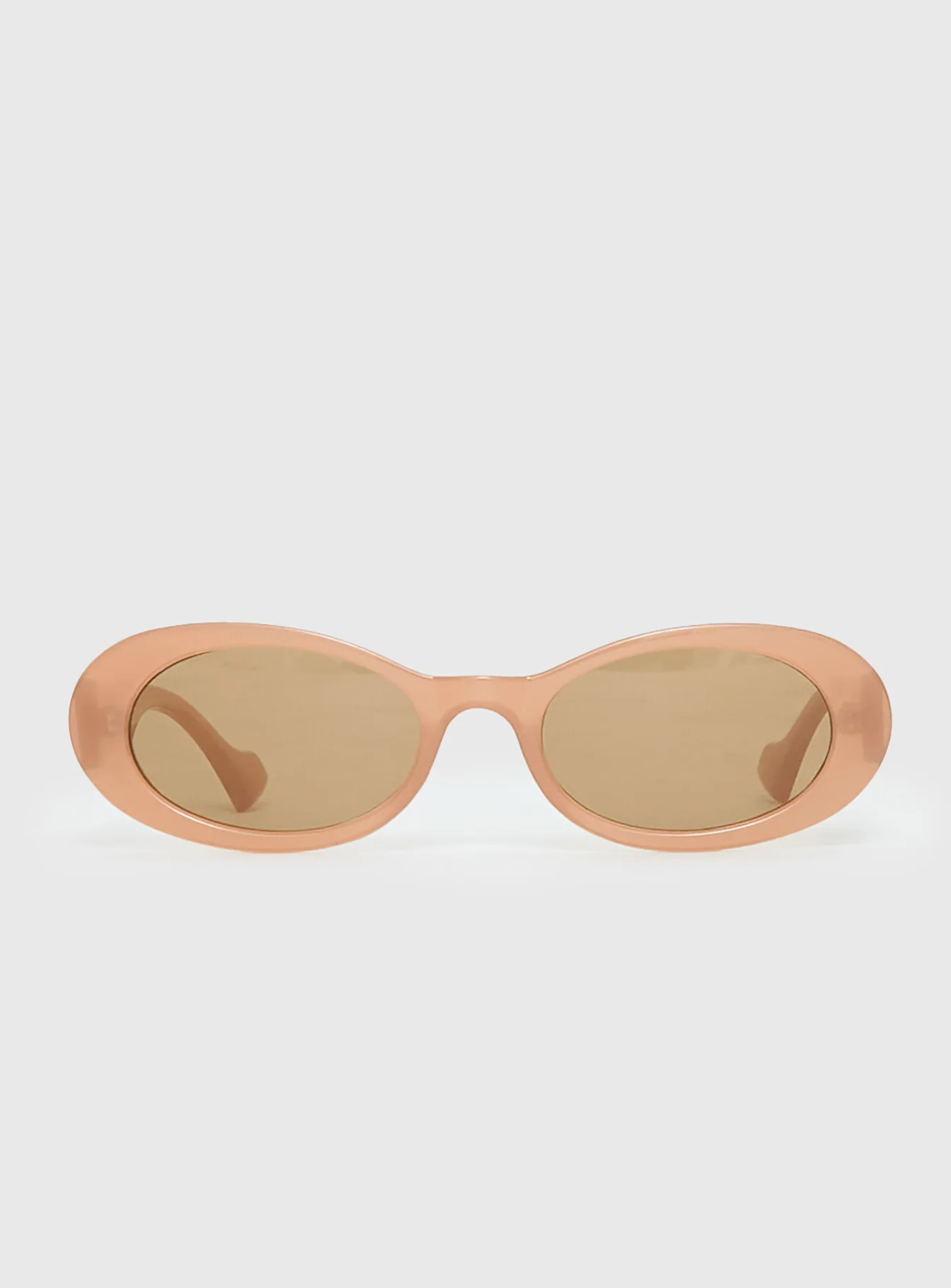 Runaway Baby Oval Sunglasses Caramel - Image 2