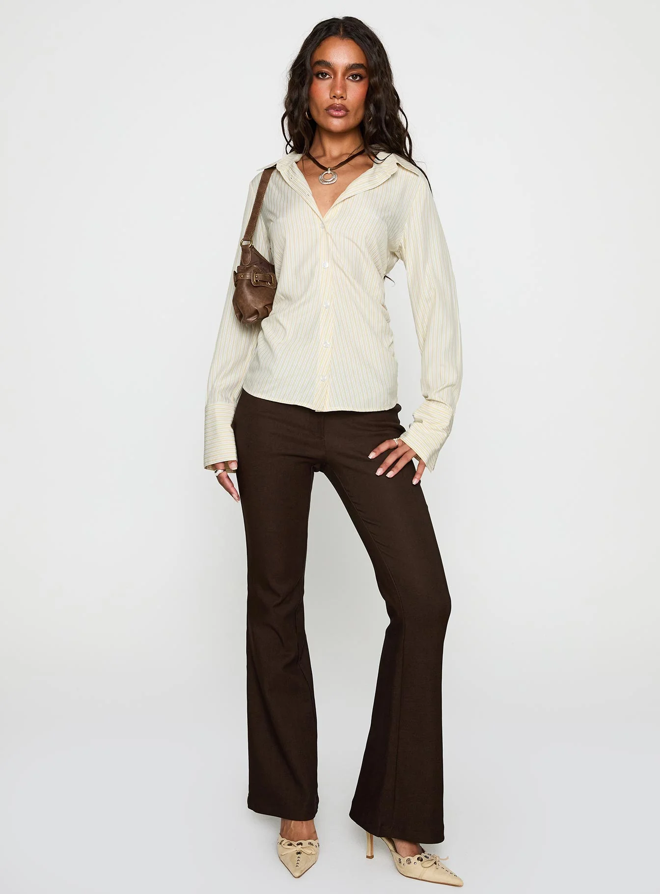 Rush Hour Long Sleeve Top Yellow Stripe - Image 3