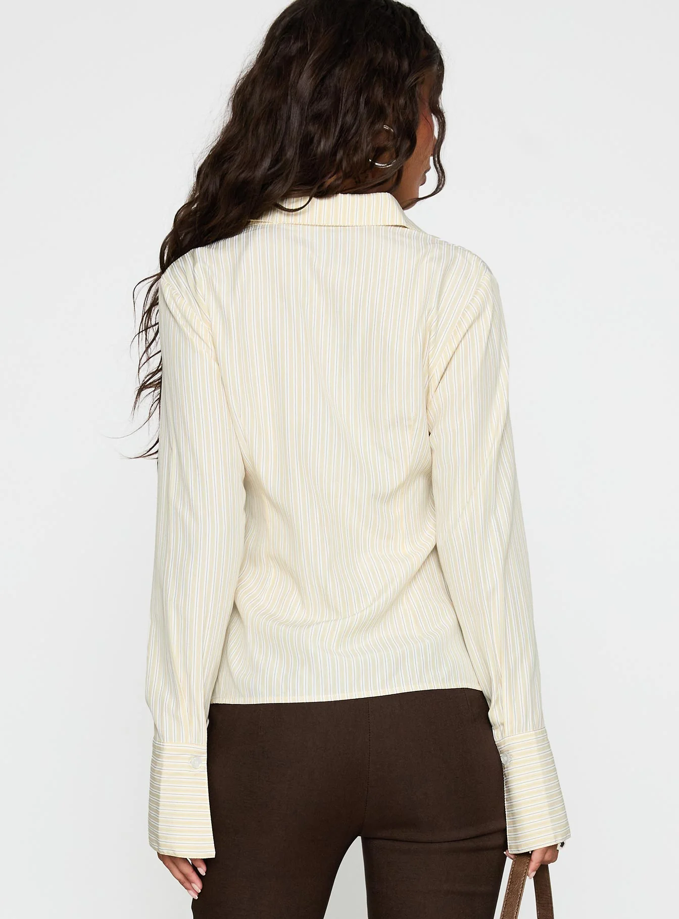 Rush Hour Long Sleeve Top Yellow Stripe - Image 5