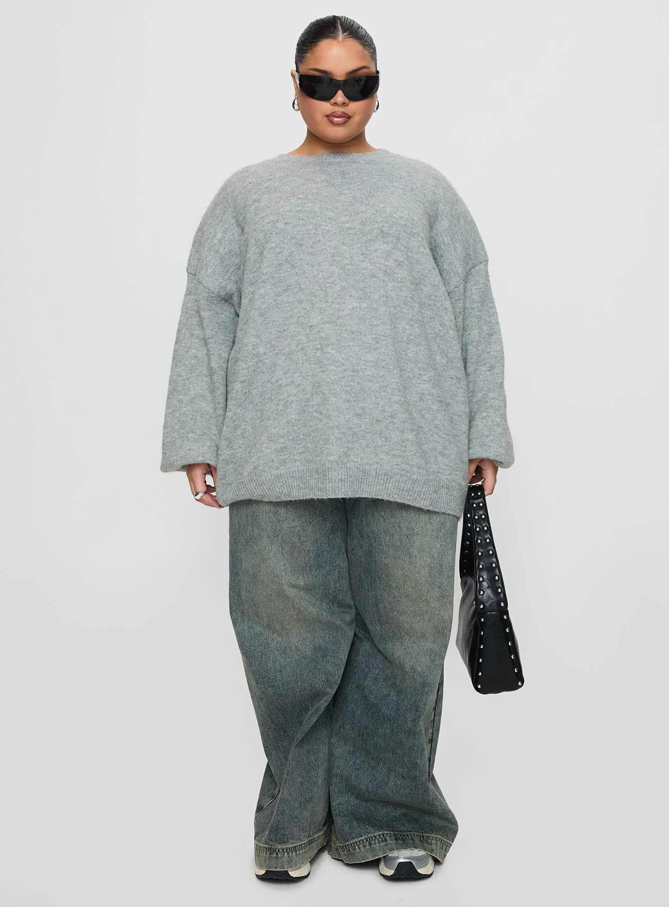 Ryanna Sweater Grey Curve - Image 7