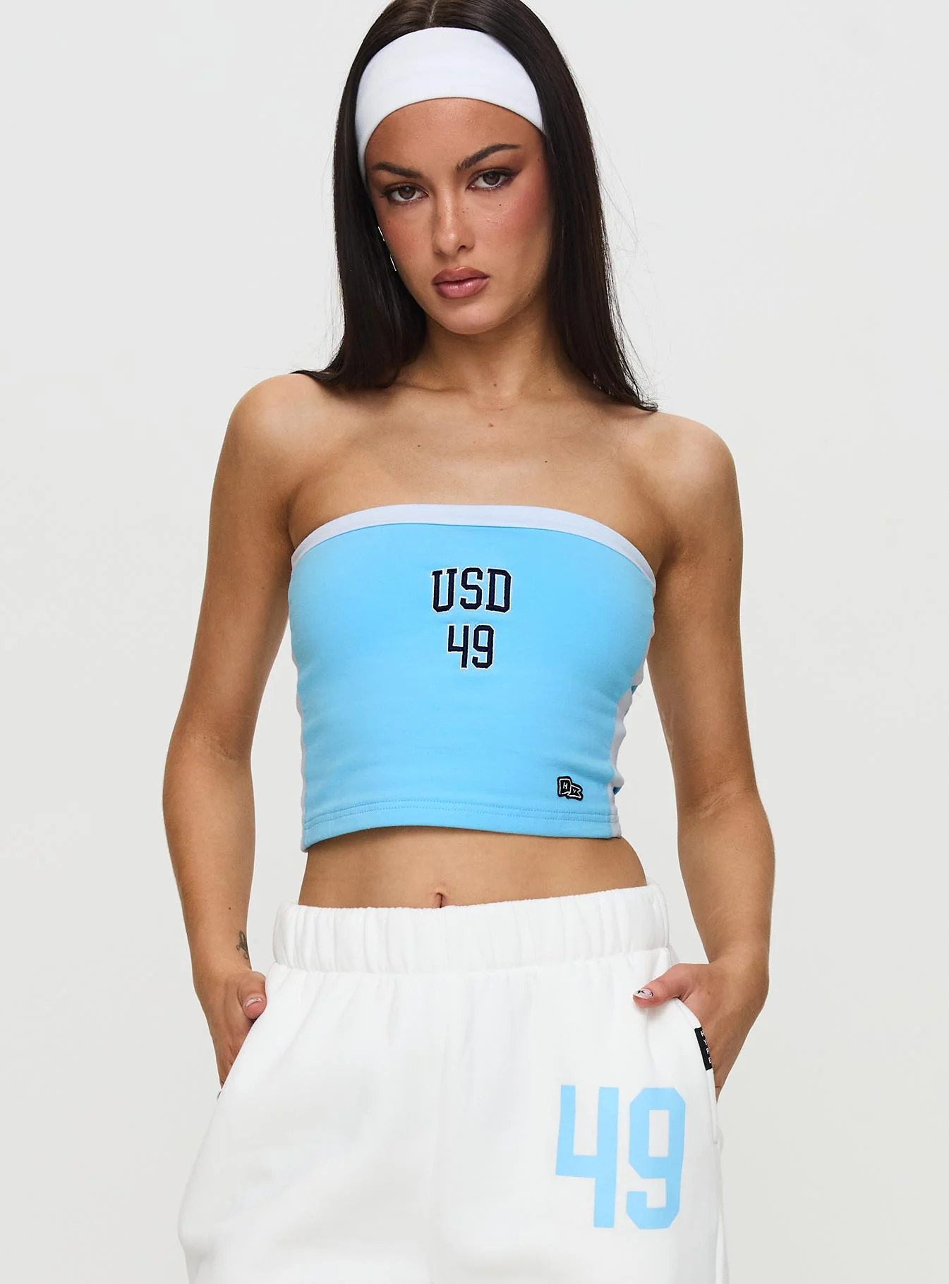 USD All Star Tube Top Blue - Image 2