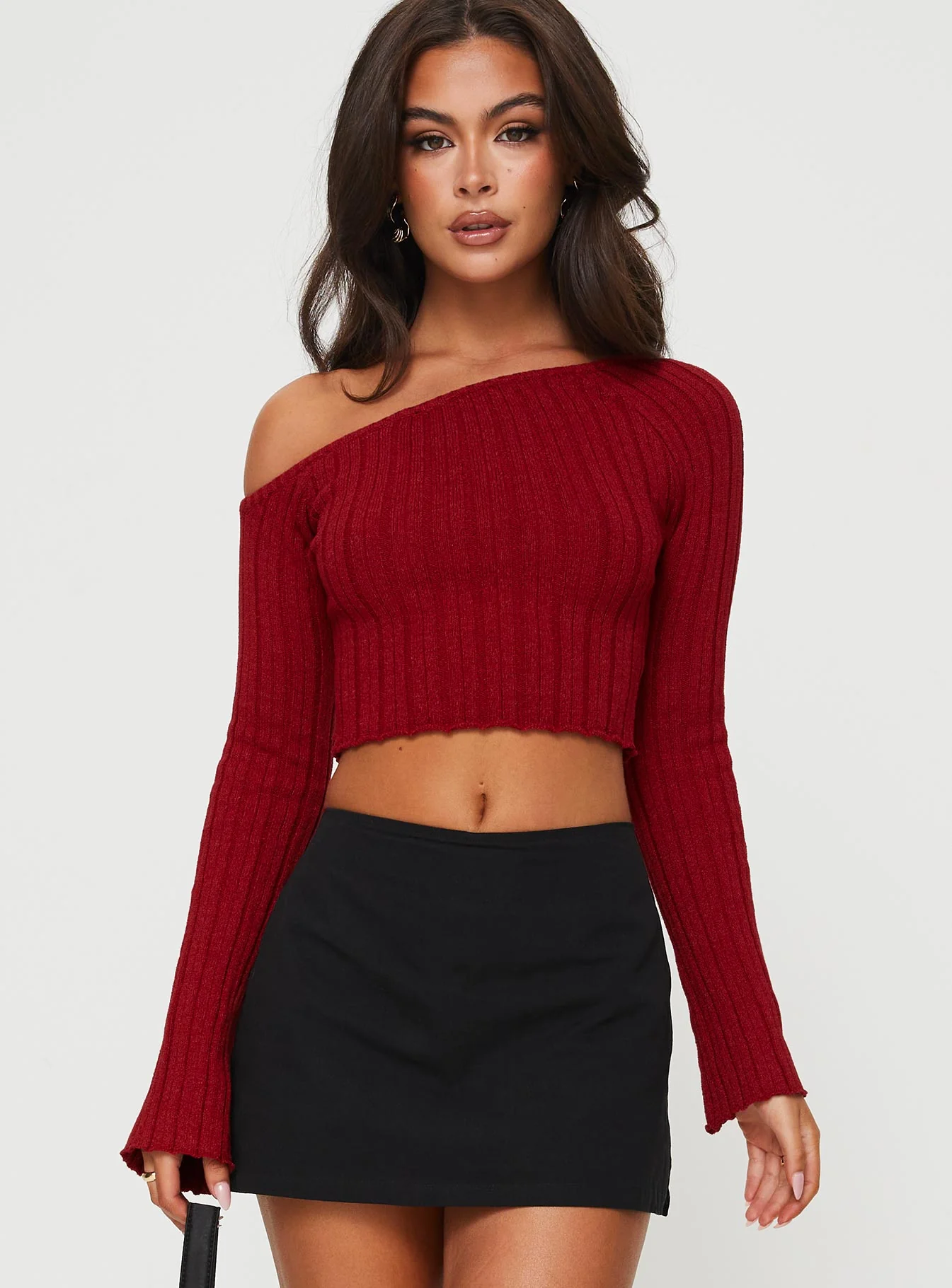 Santorini Knit Top Red - Image 2