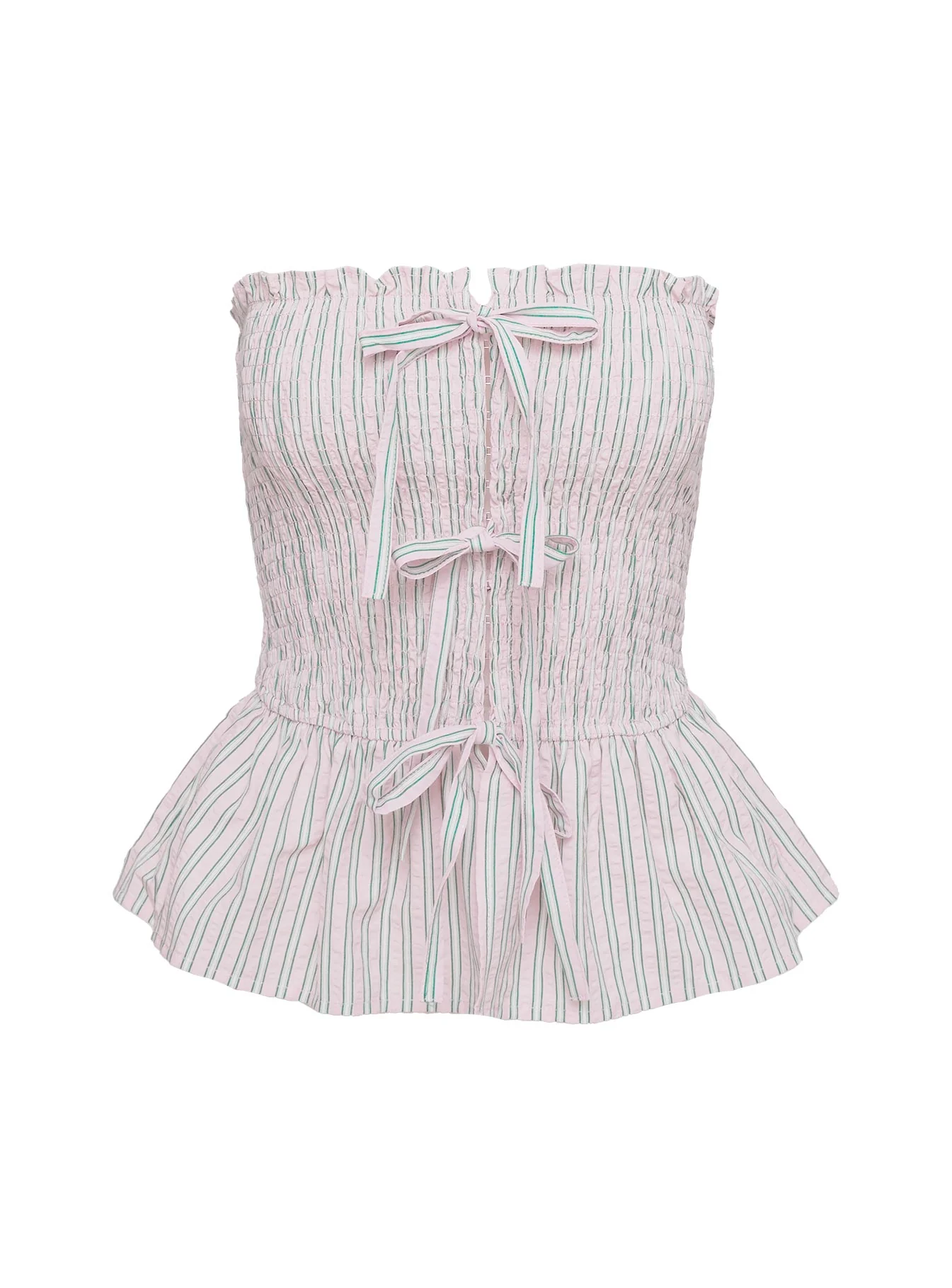 Saskea Strapless Top Pink - Image 5