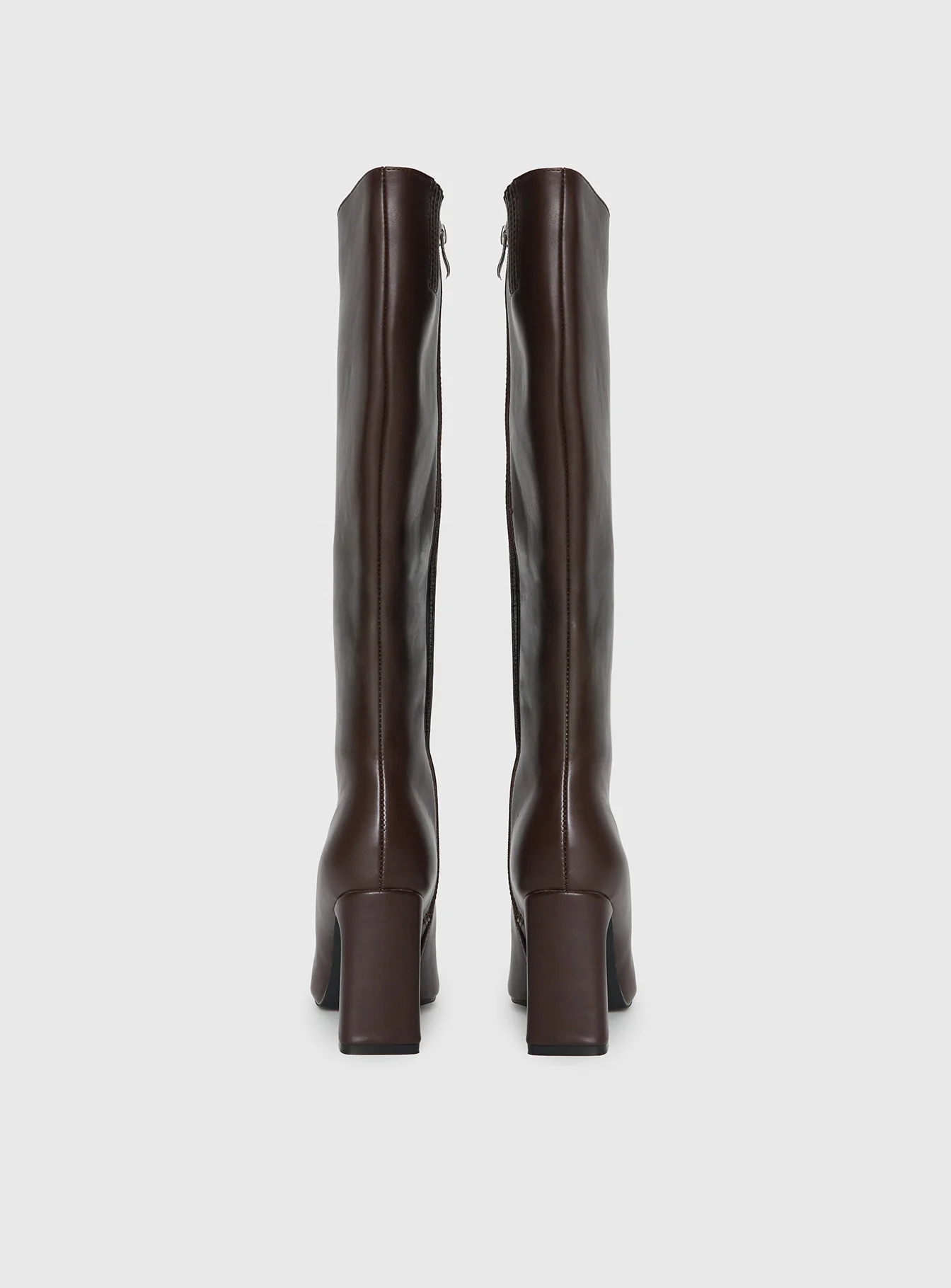 Sawyer Knee High Boots Brown - Image 4
