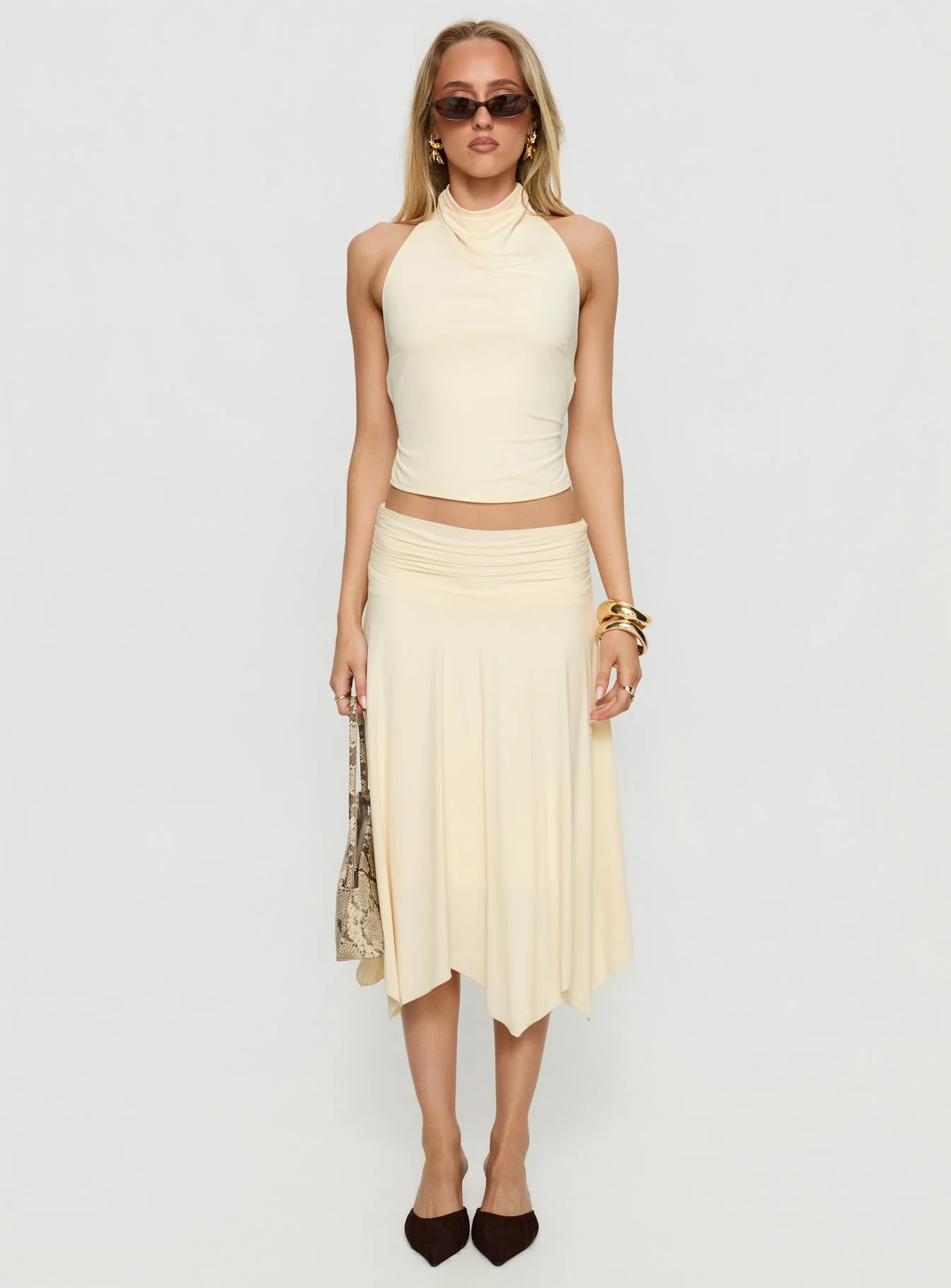 Scenic Route High Neck Top Yellow - Image 7