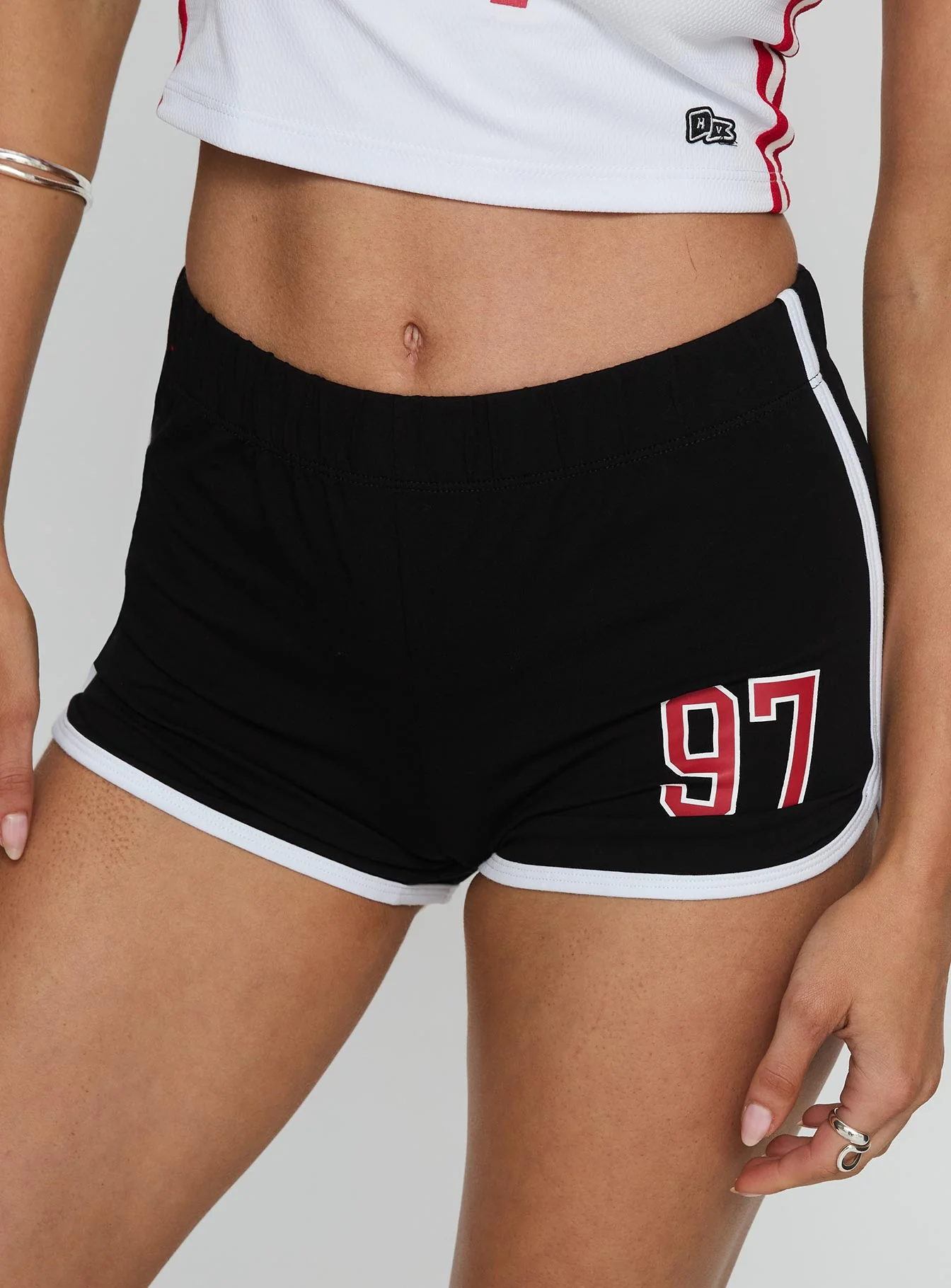 SDSU Old School Mini Short Black - Image 6