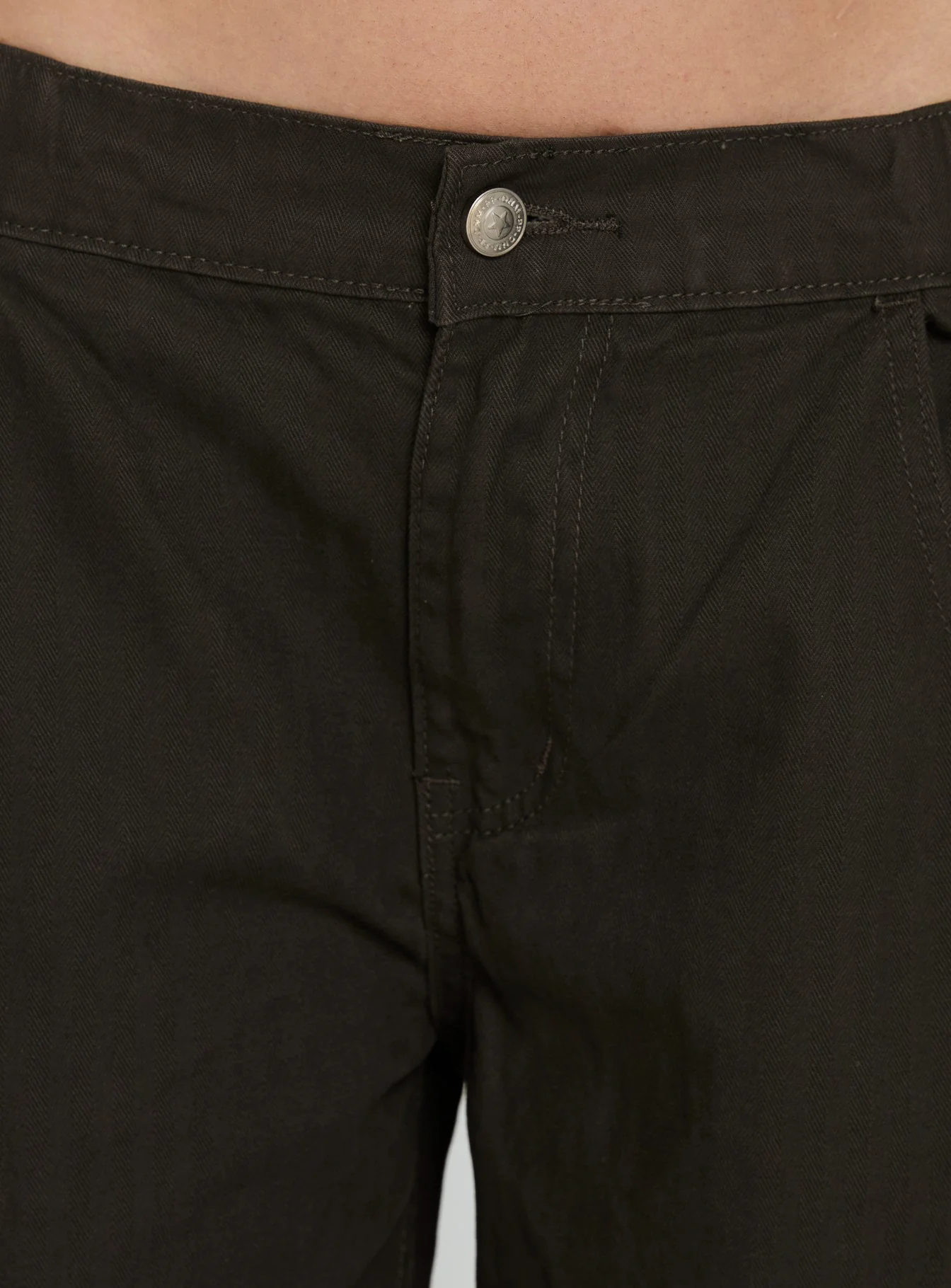 Selective Memory Low Rise Wide Leg Cargo Pants Dark Charcoal - Image 6
