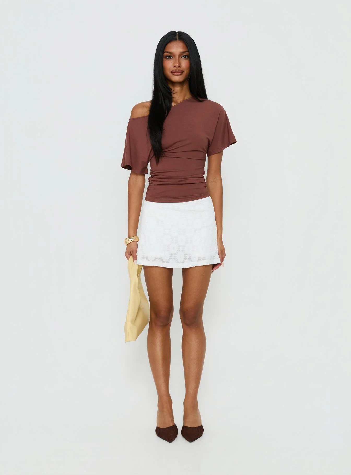 Seraphim Textured Skort White - Image 7