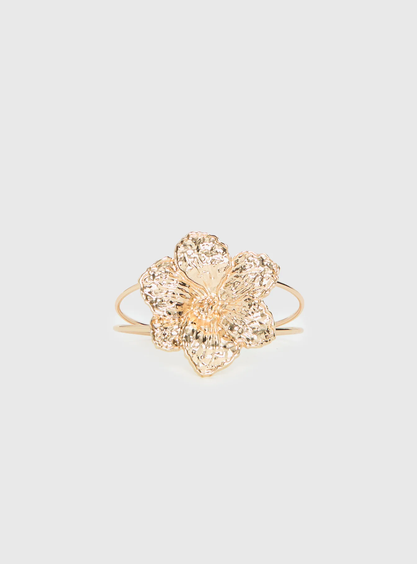 Set Adrift Flower Cuff Gold - Image 3