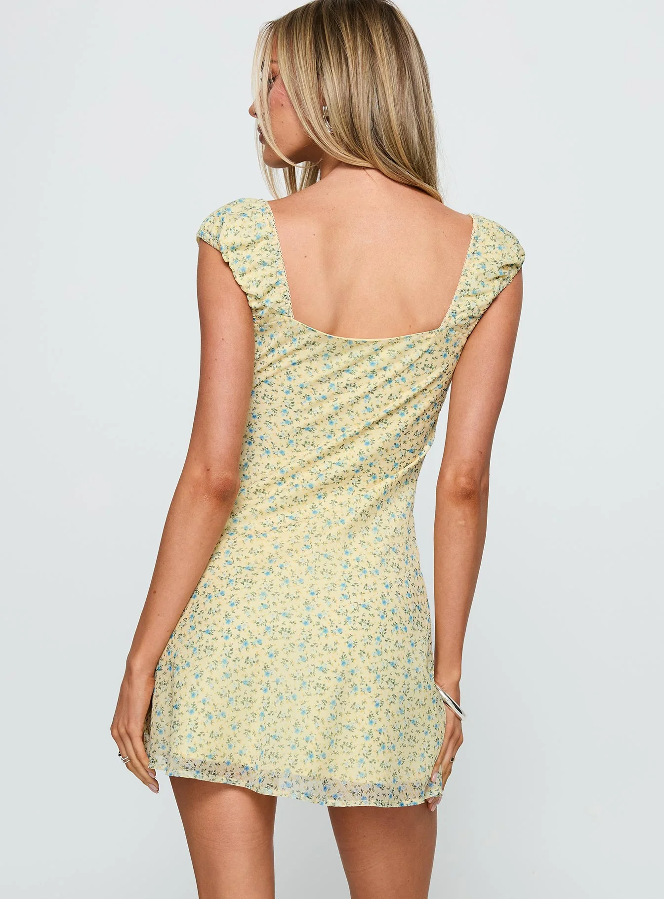 Seyani Mini Dress Yellow - Image 4