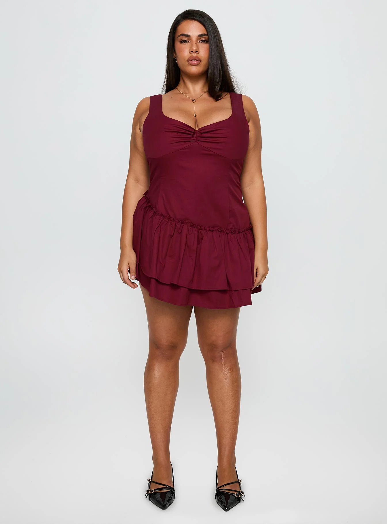 Shantelle Romper Burgundy Curve - Image 7