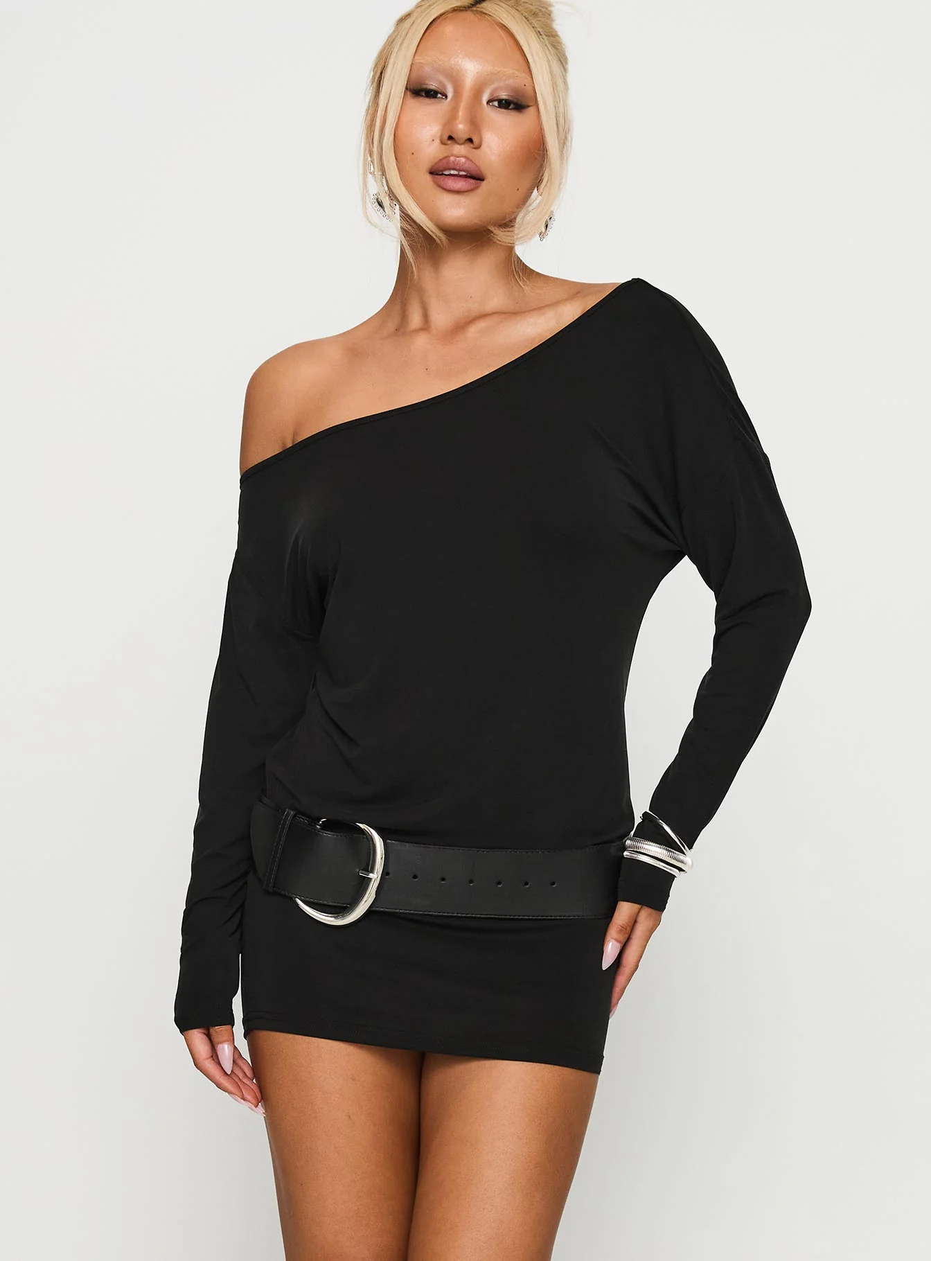 Shelisa Mini Dress Black - Image 2