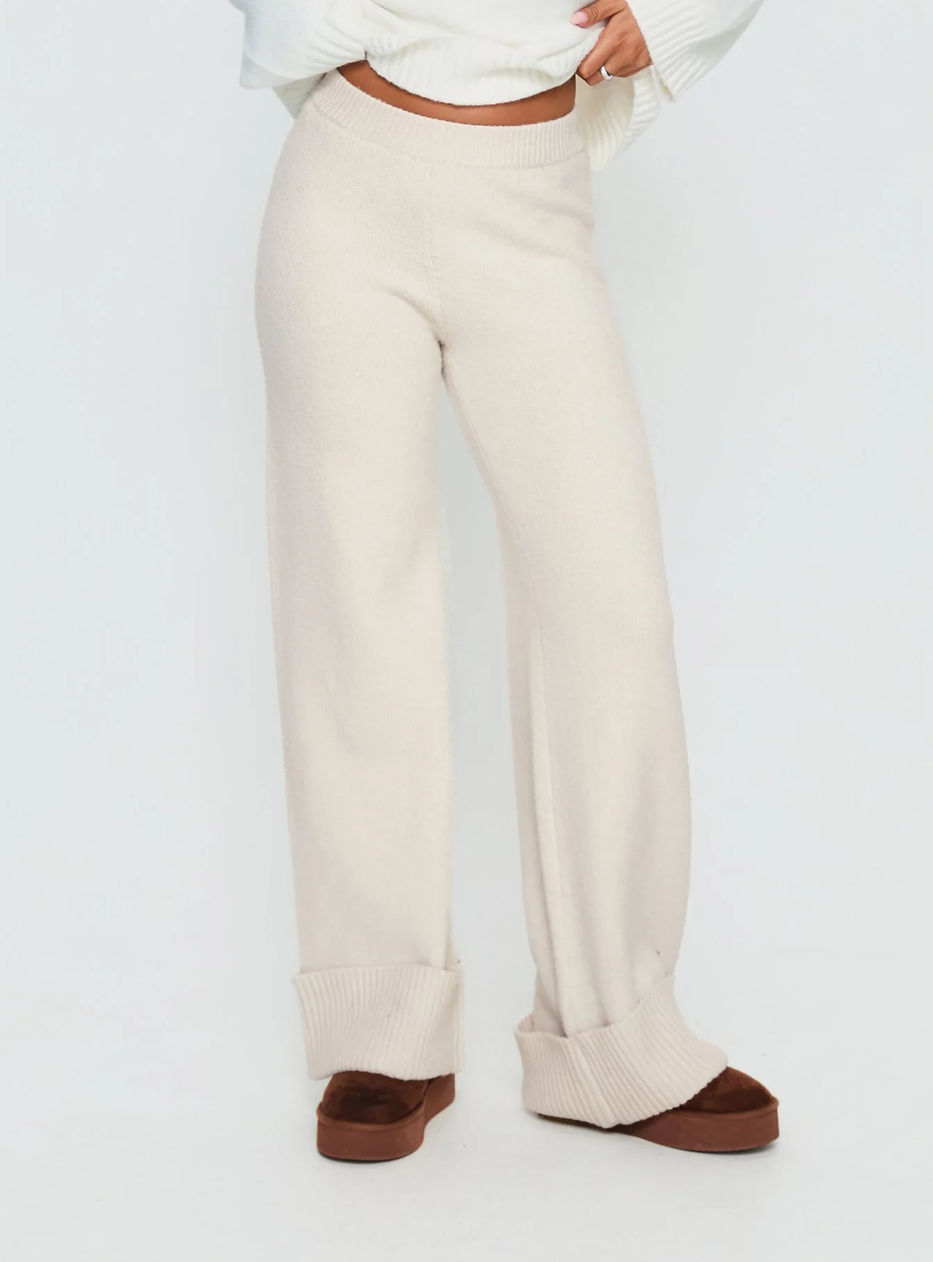 Shinead Cuffed Pants White - Image 2