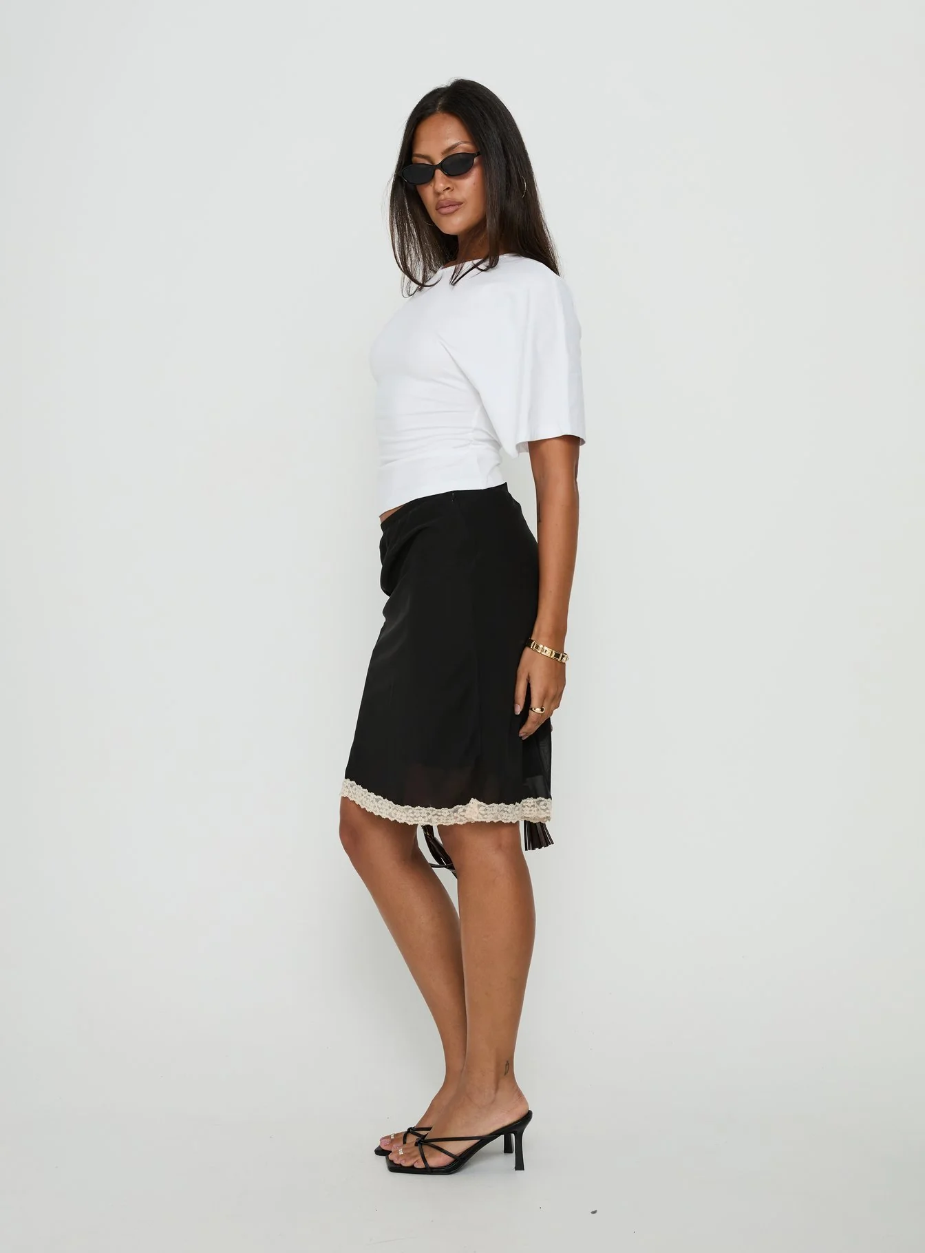 Shoreline Midi Skirt Noir - Image 4