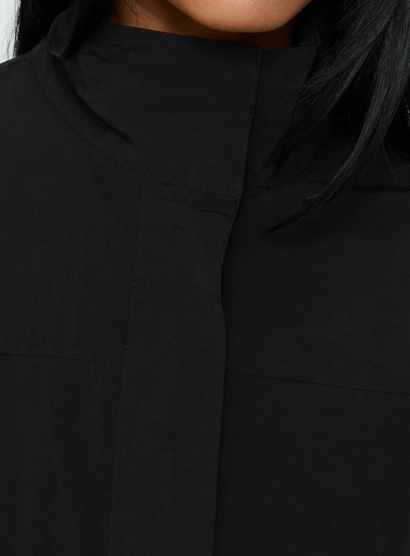 Shoreline Windbreaker Jacket Noir - Image 6
