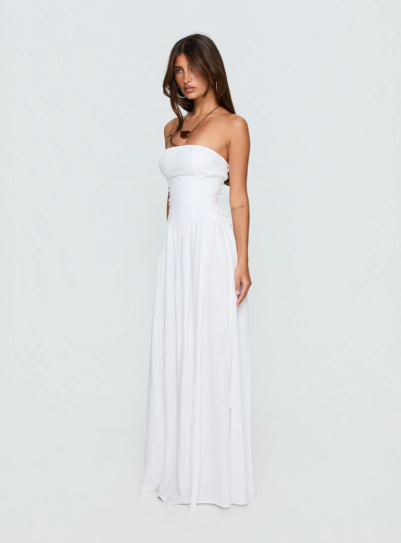 So Far So Good Maxi Dress White - Image 4