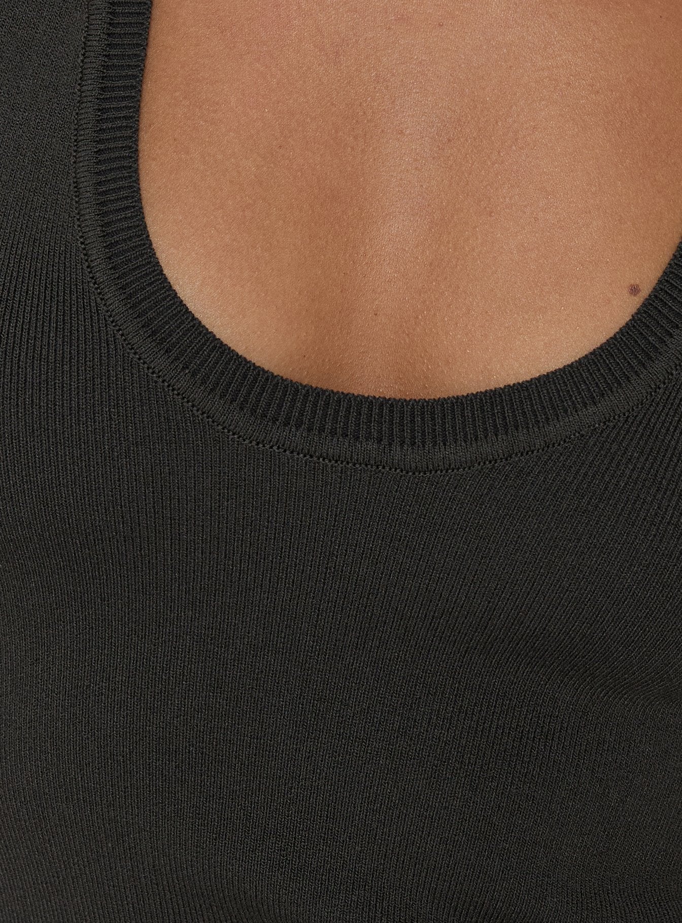 Solanah Knit Tank Top Charcoal - Image 6