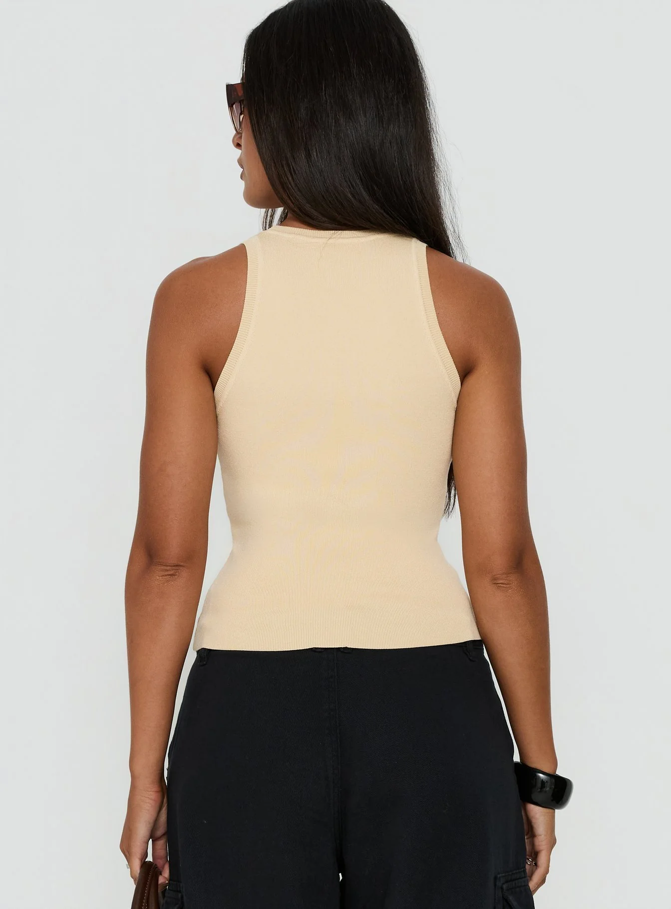 Solanah Knit Tank Top Lemon - Image 5