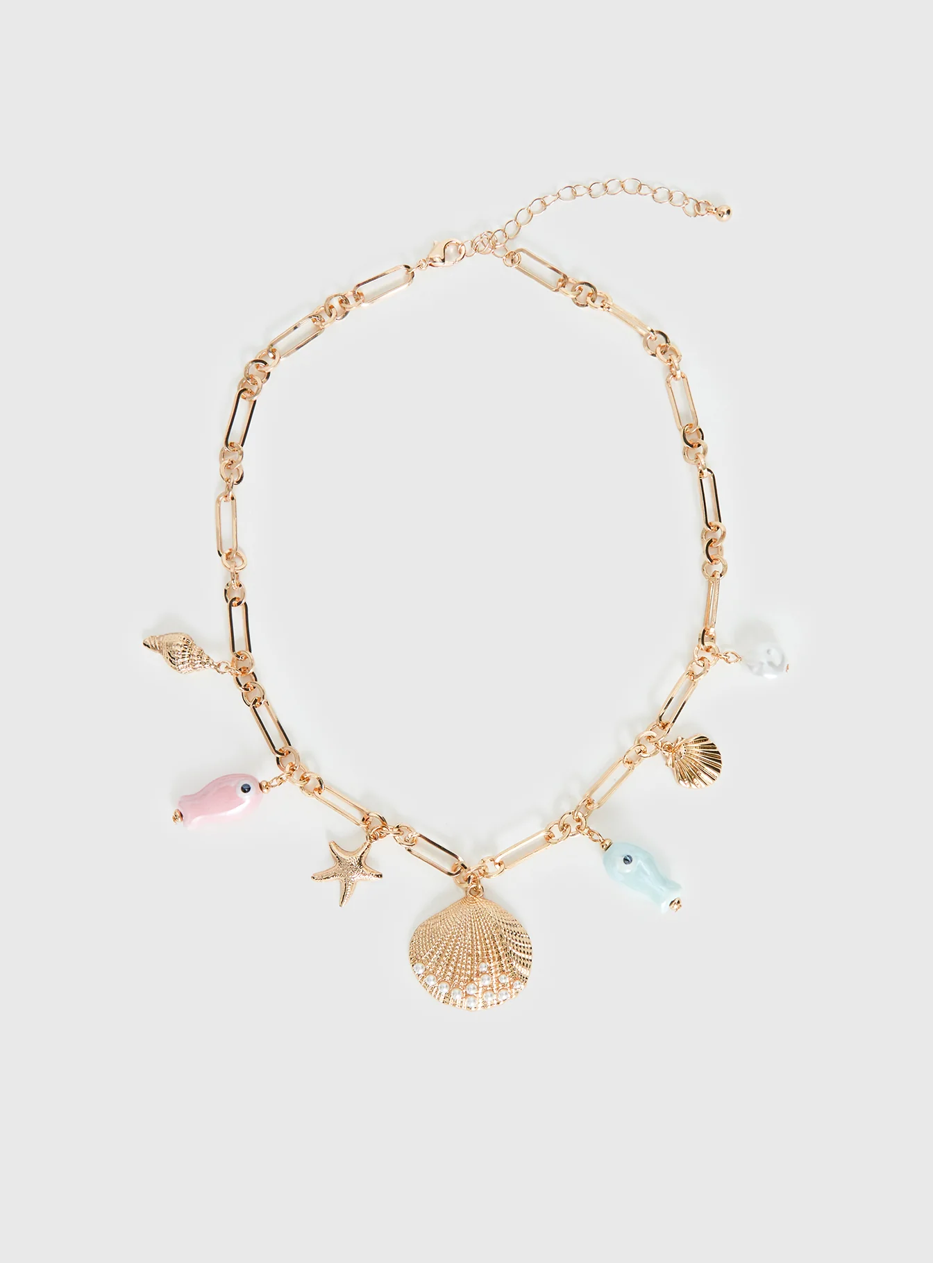 Solar Fever Charm Necklace Gold - Image 2