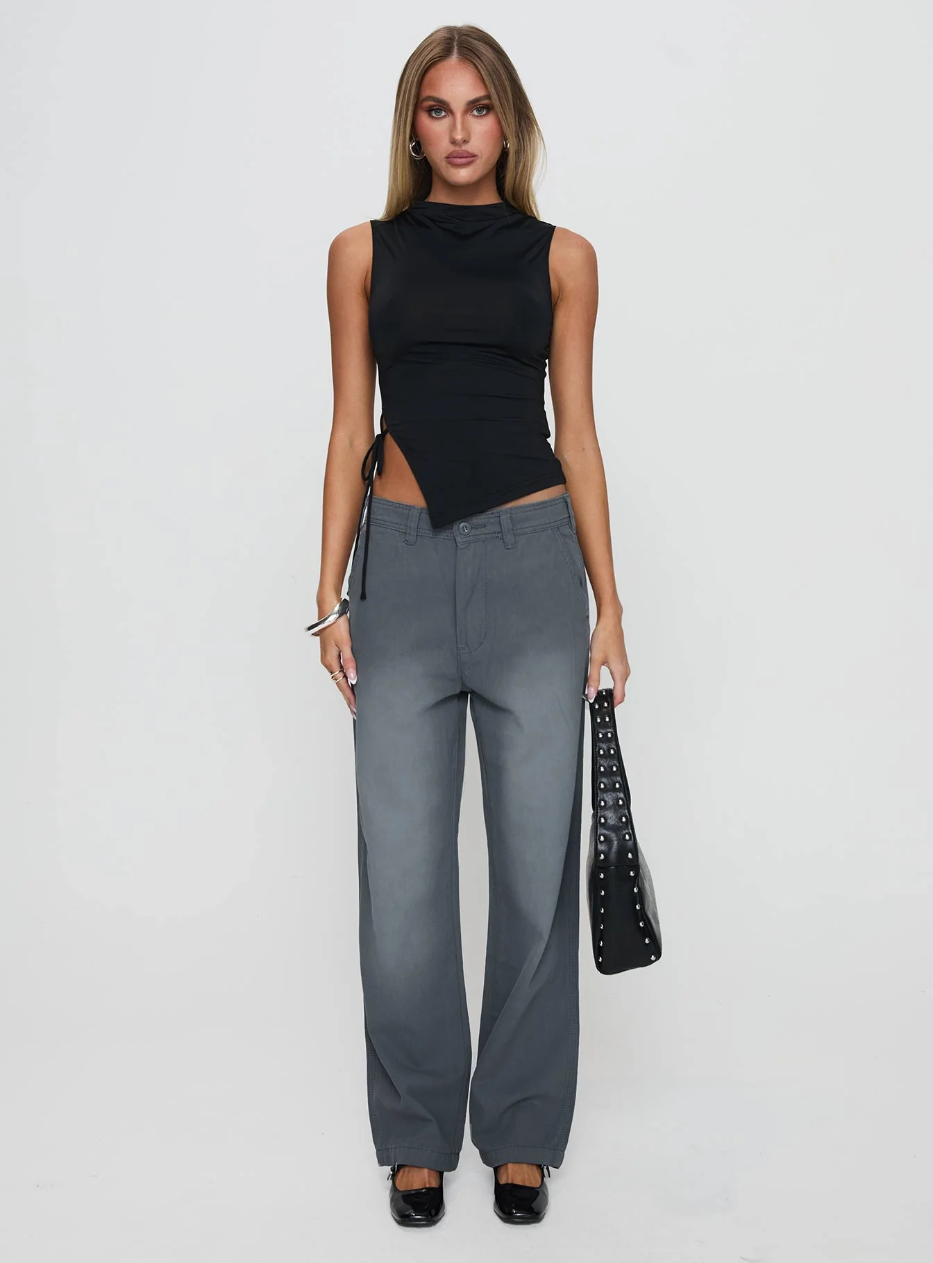 Solarah Tie Side Top Black - Image 7