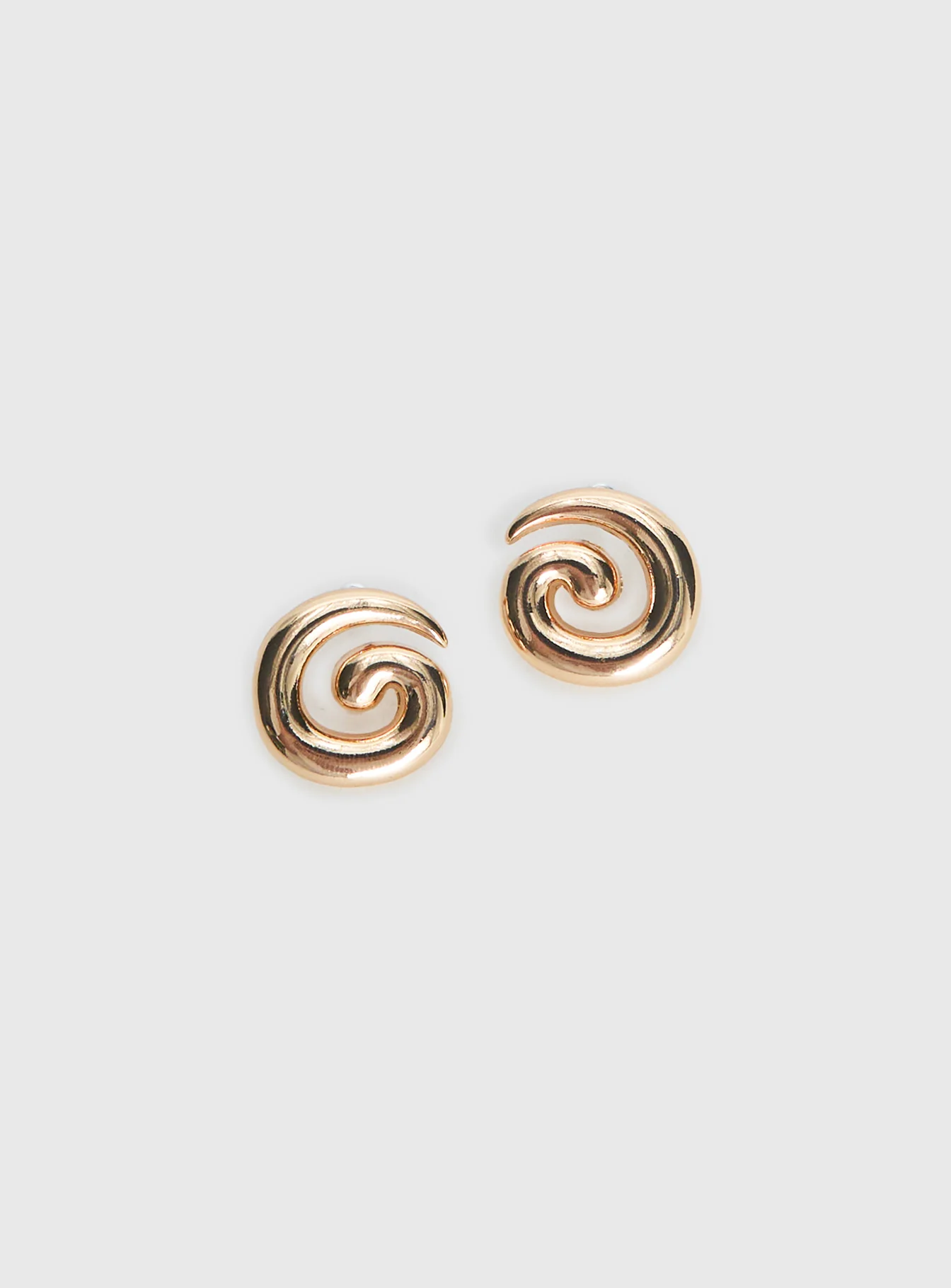Sold On You Spiral Earrings Gold - Image 3