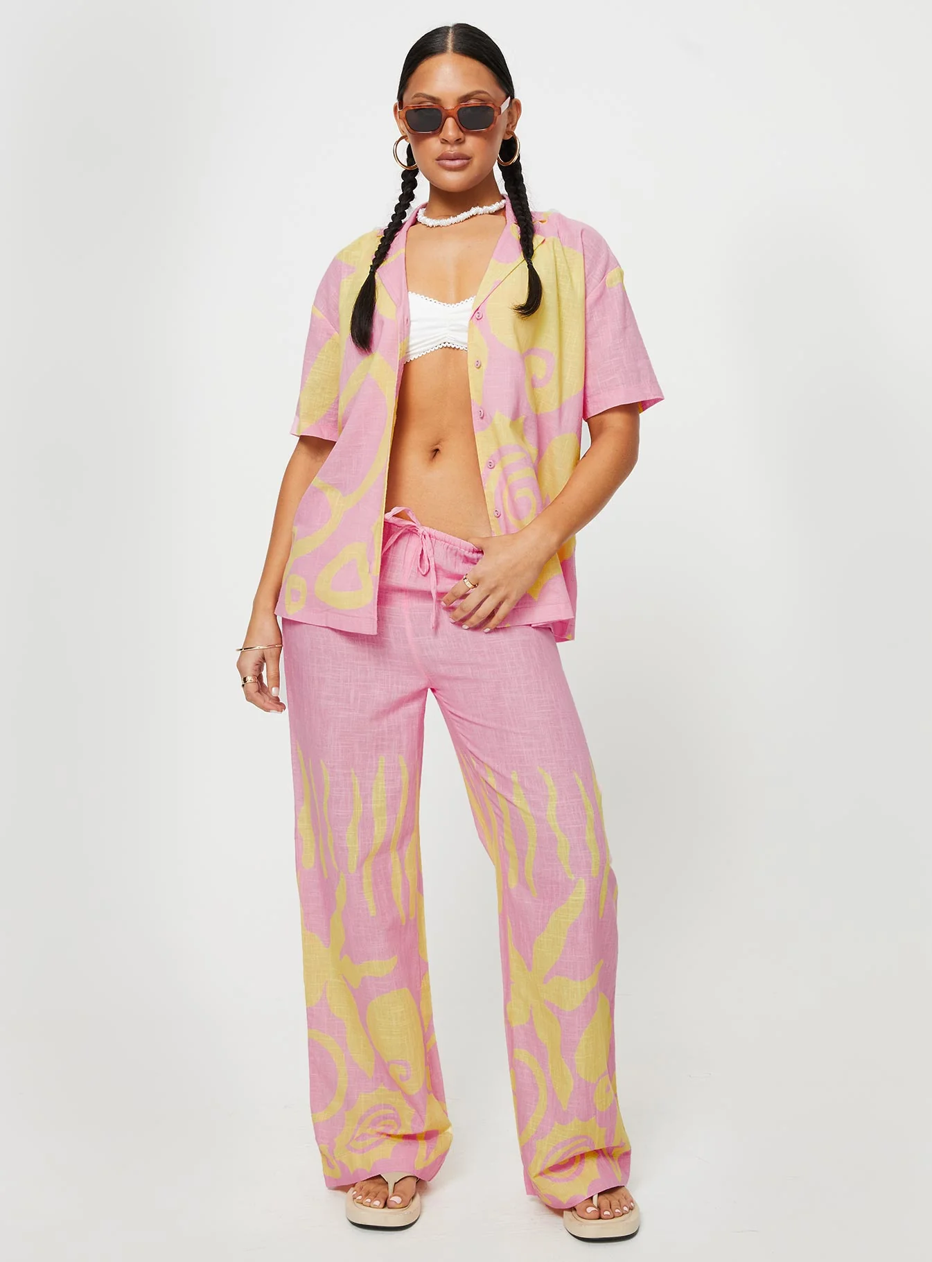 Sollene Top Pink / Yellow - Image 5