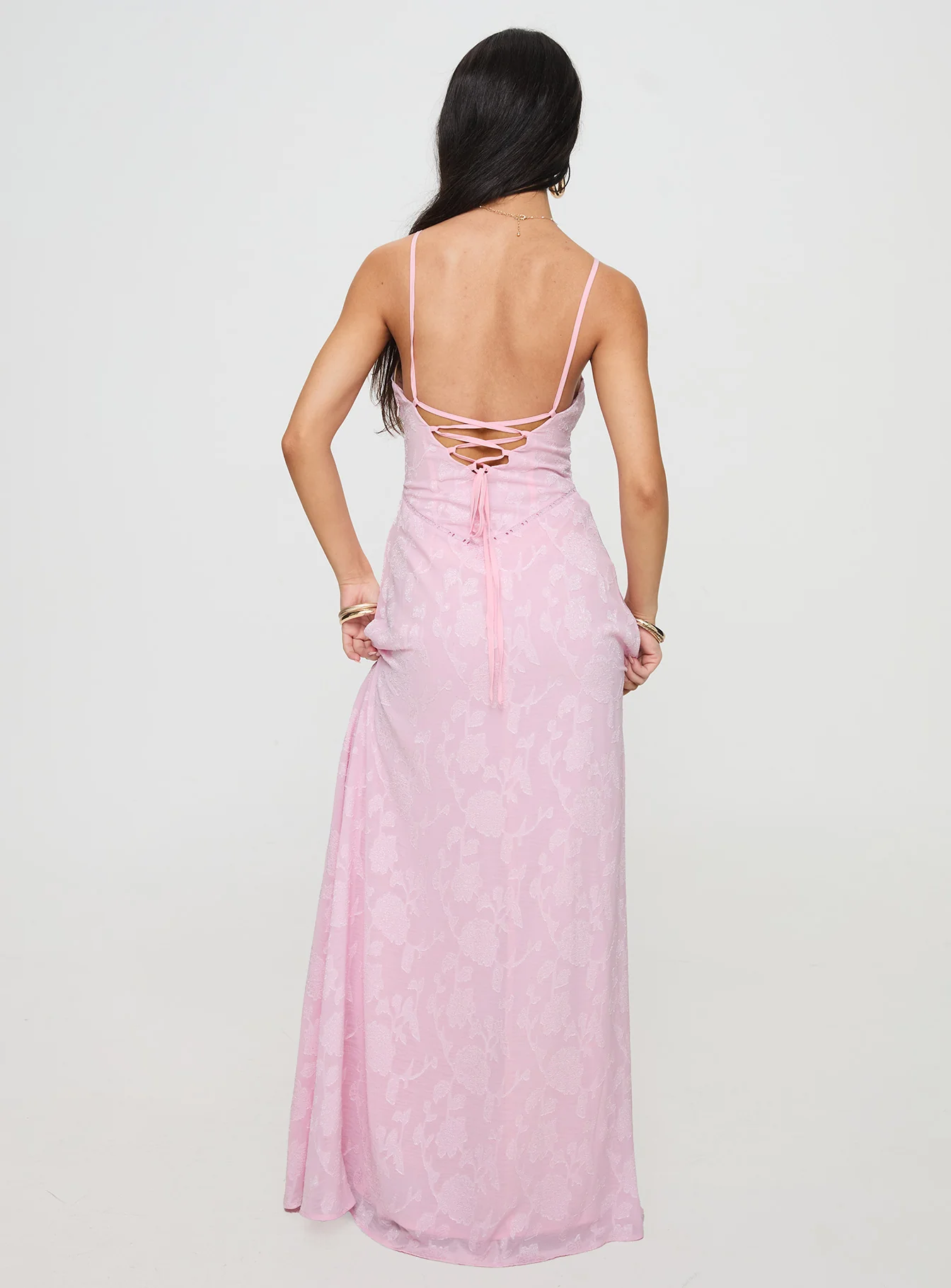 South Of France Maxi Dress Pink - Image 6