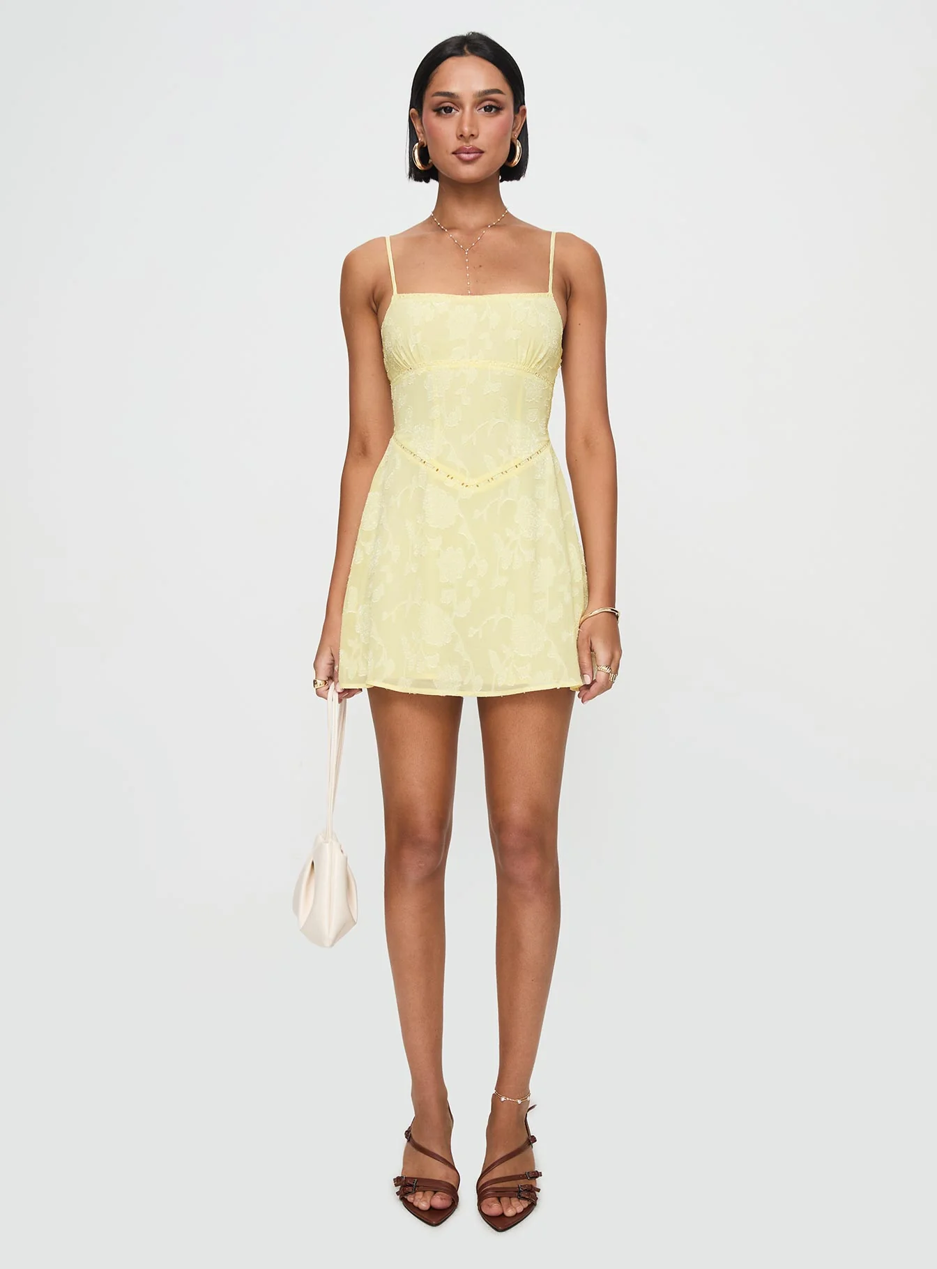 South Of France Mini Dress Yellow - Image 7