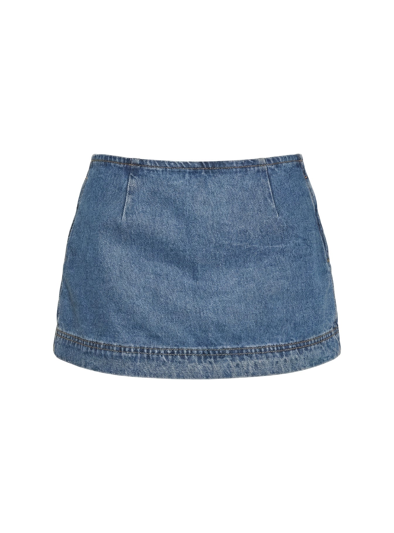 Stefenie Denim Skort Mid Wash Petite - Image 9