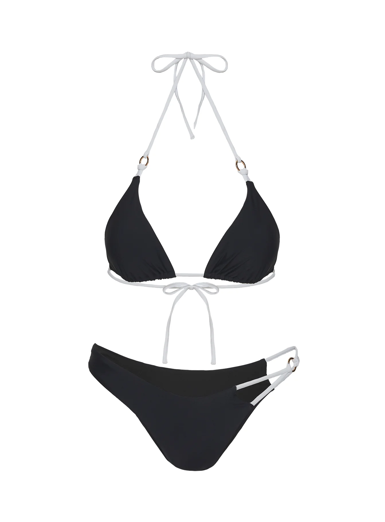 Stellie High Cut Bikini Bottom Black - Image 5