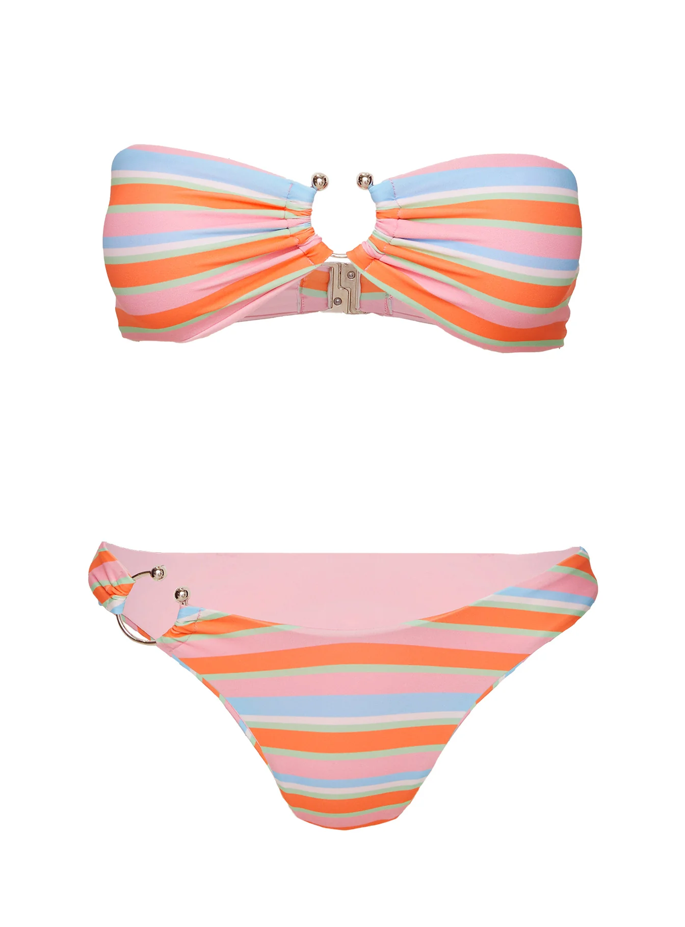 Strapless Bikini Top Candy Stripe - Image 5