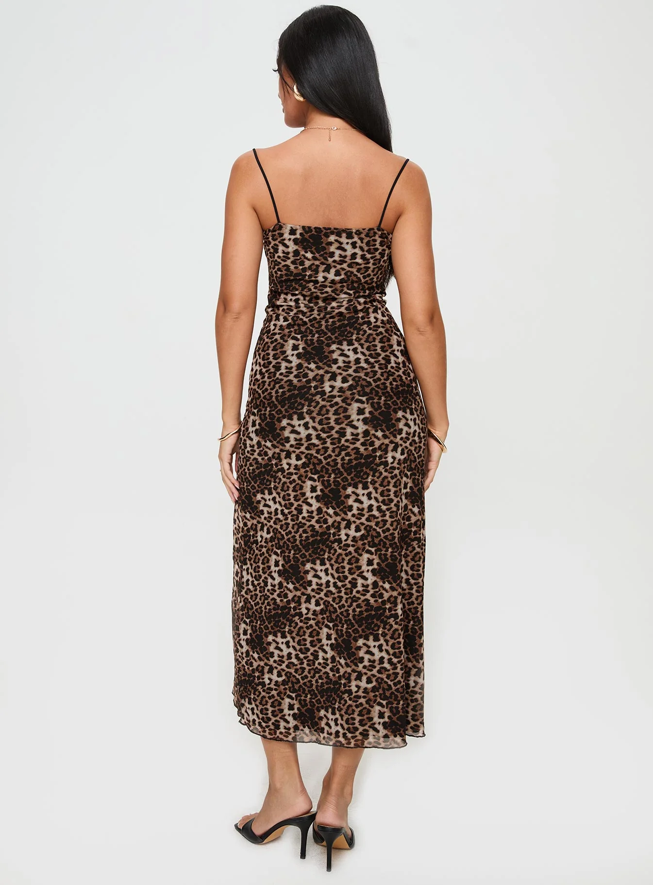 Sugar Maxi Dress Leopard - Image 5