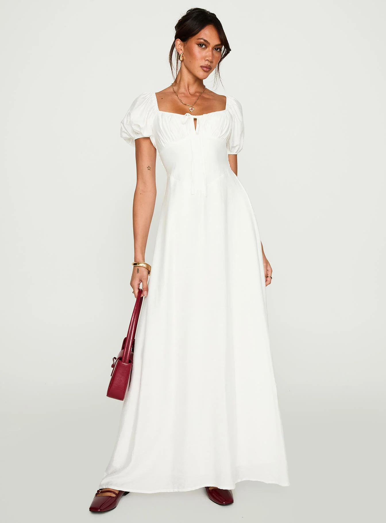 Summer Song Maxi Dress White - Image 2
